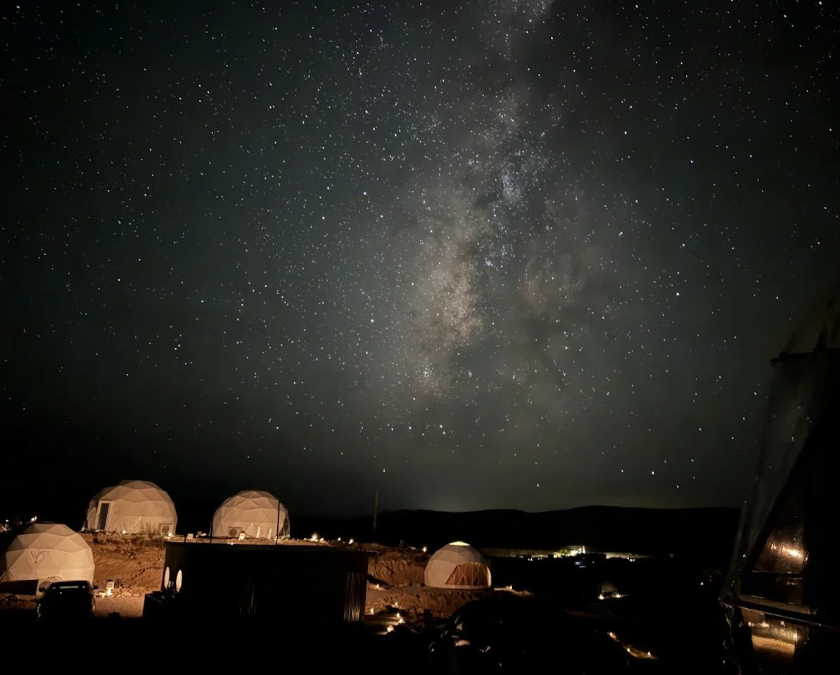 Milky Way over Big Bend National Park stargazing domes.
Taken with my iPhone 15pro