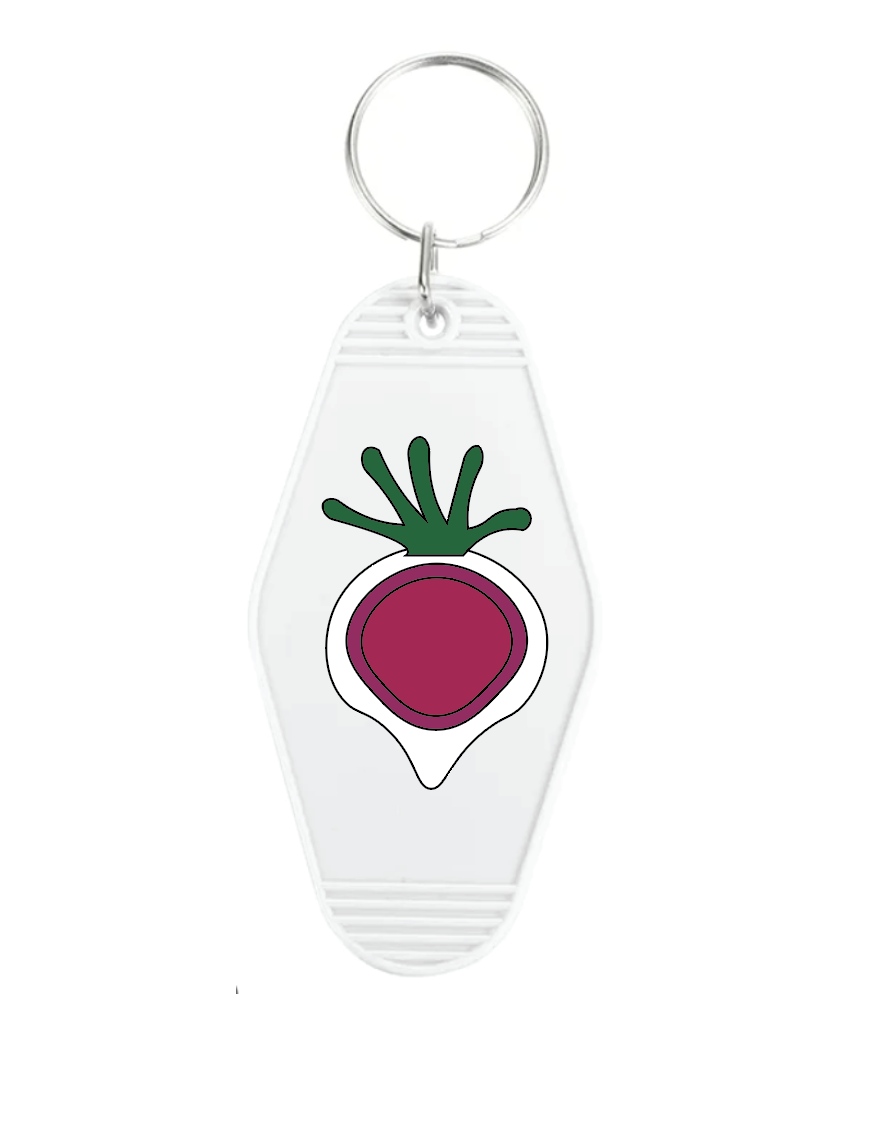 Radish Keychain