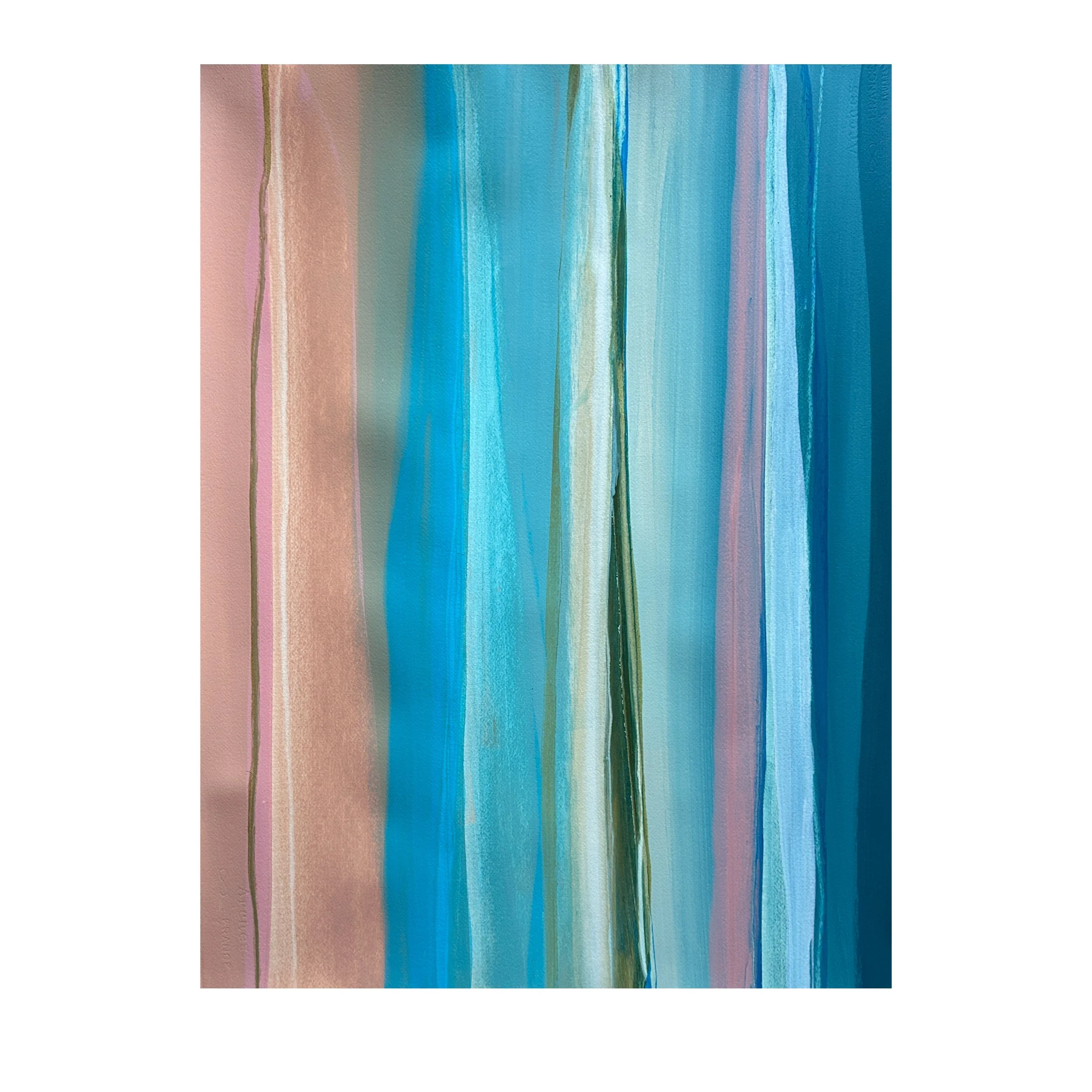 "Blue Light 2"
22" x 30"
Unframed Work on Paper 
$1100