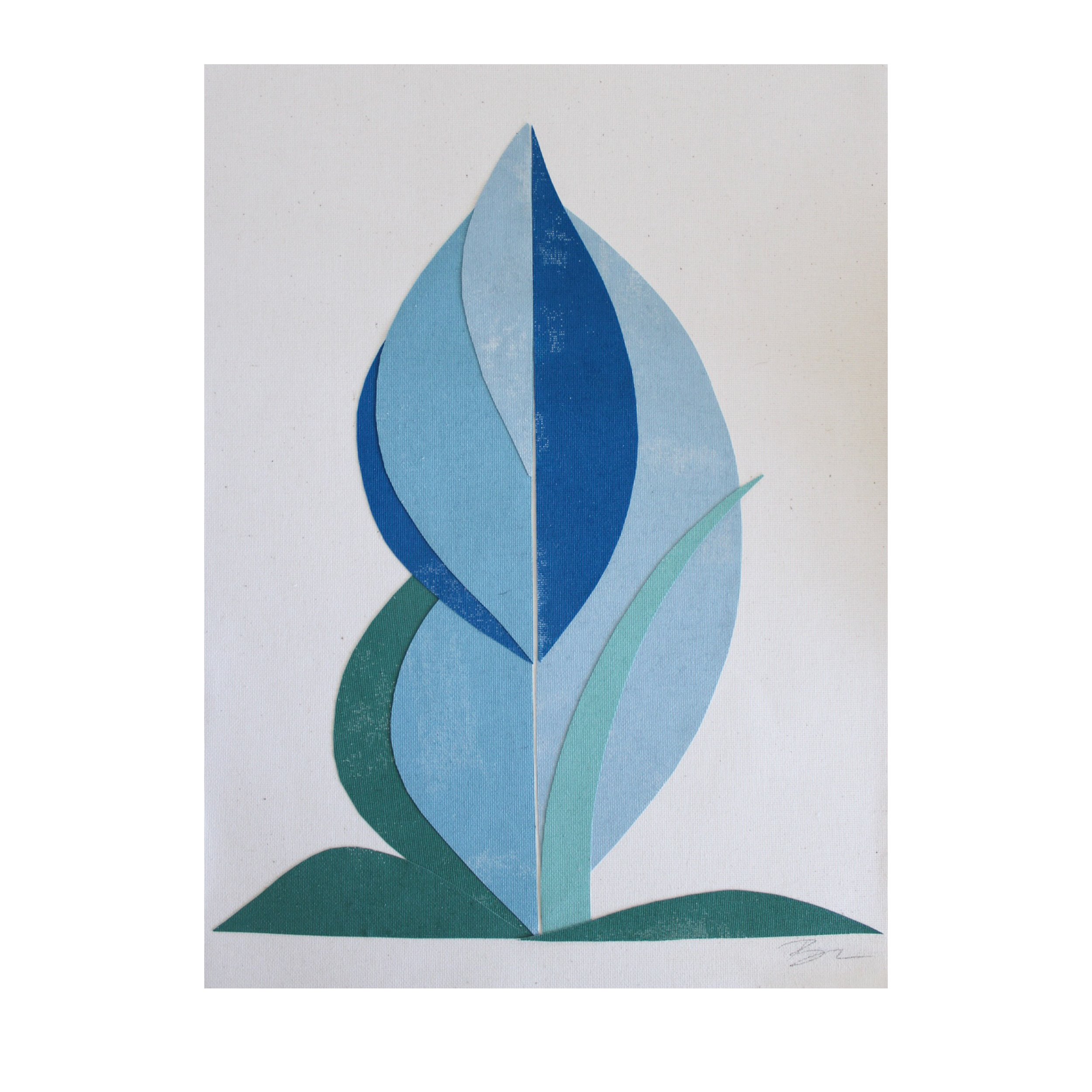 "I Know Someone 1"_12" x 16" 
Unframed Collage ($480)