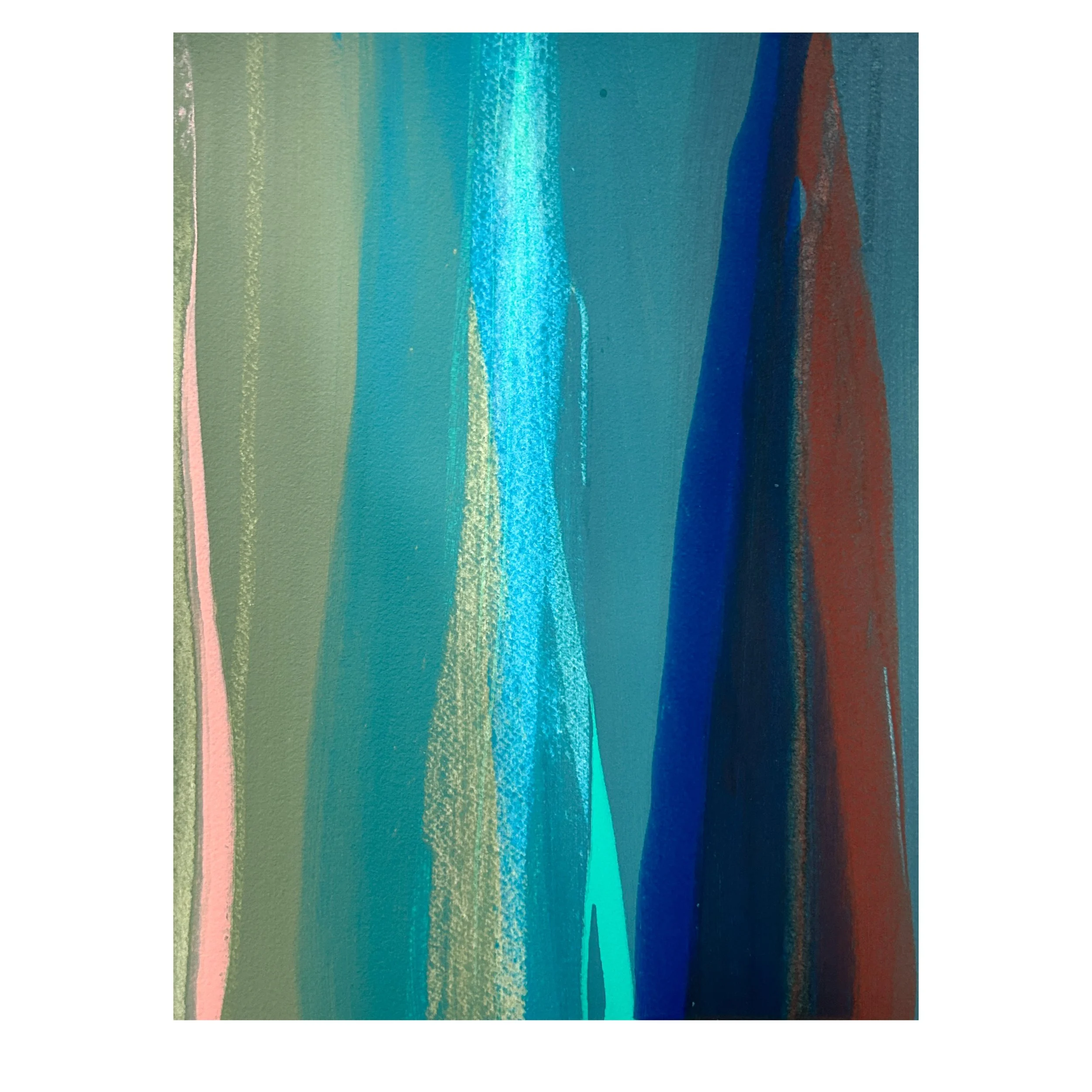 "Casting Back"
10" x 14"
Unframed Work on Paper 
$325