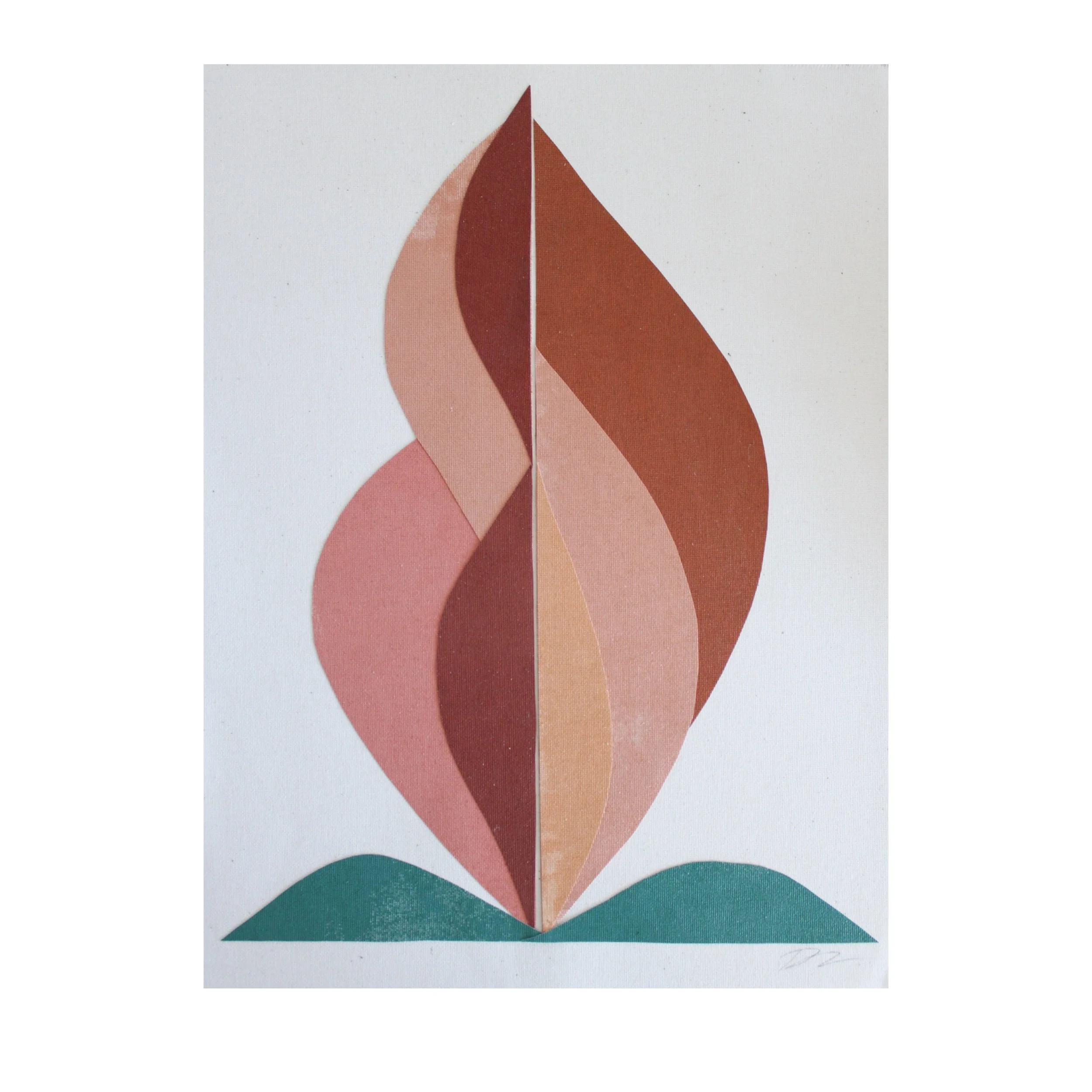 "I Know Someone 3"_12" x 16" 
Unframed Collage ($480)