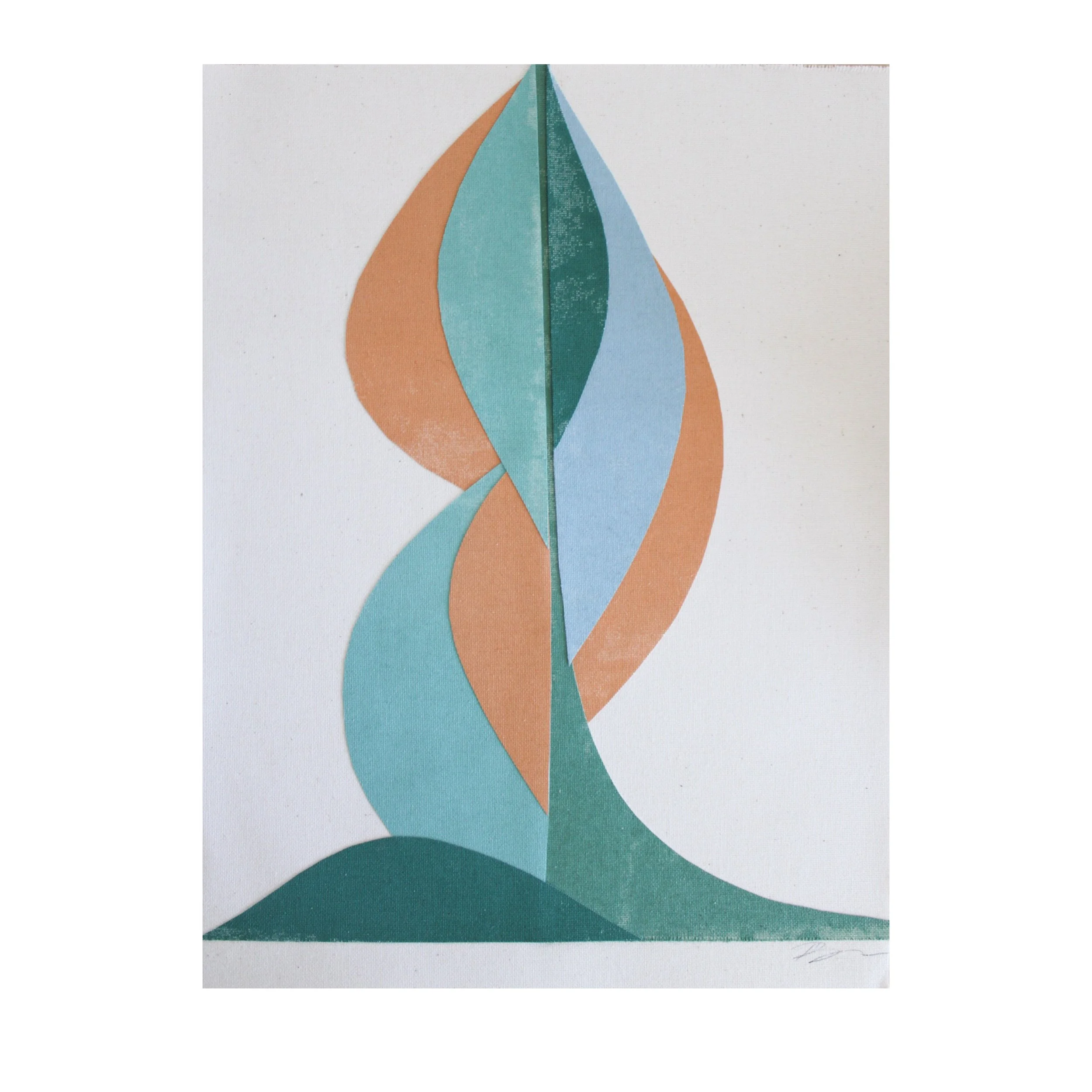 "I Know Someone 2"_12" x 16" 
Unframed Collage ($480)