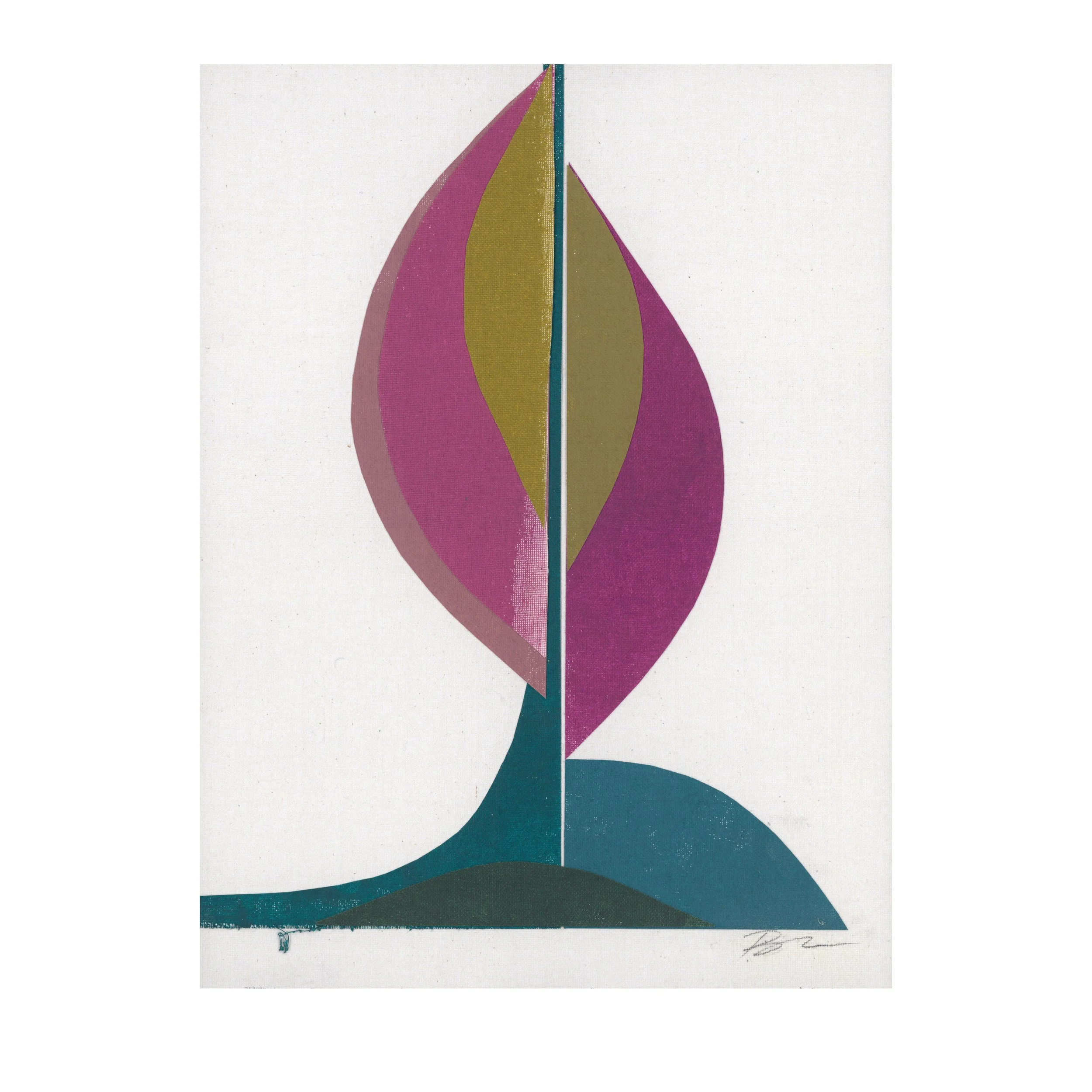 "Flora 1" - 12" x 16"  
Unframed / Raw Canvas
$385