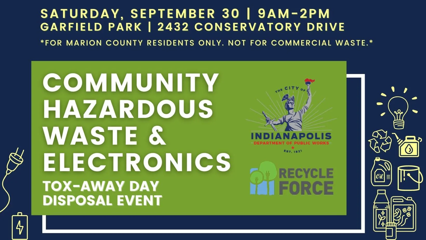 City Hosting Household Hazardous Waste and Electronics Drop Off Day