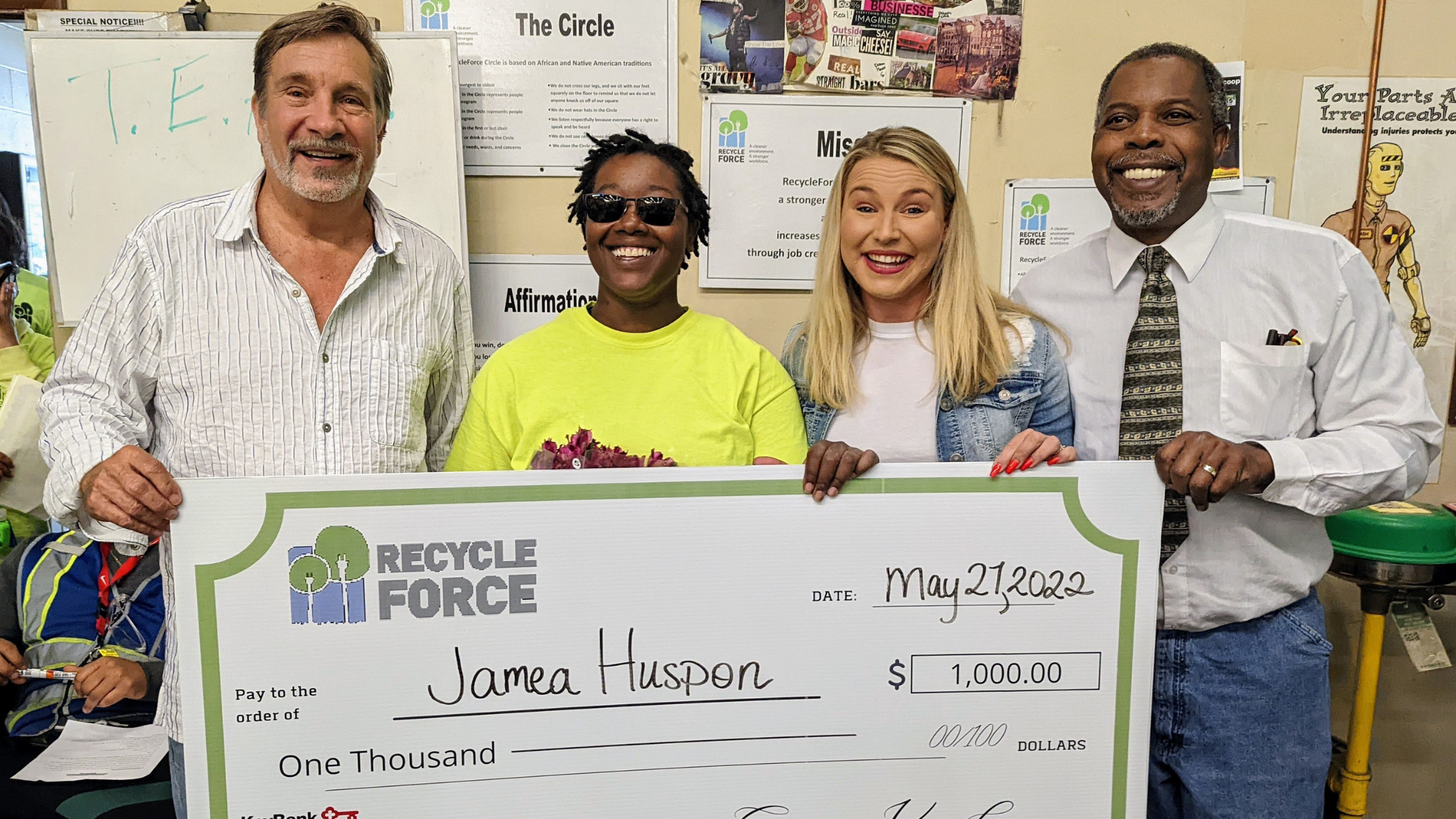 RecycleForce Announces Scholarship to IvyTech in Partnership with Jim Barnes