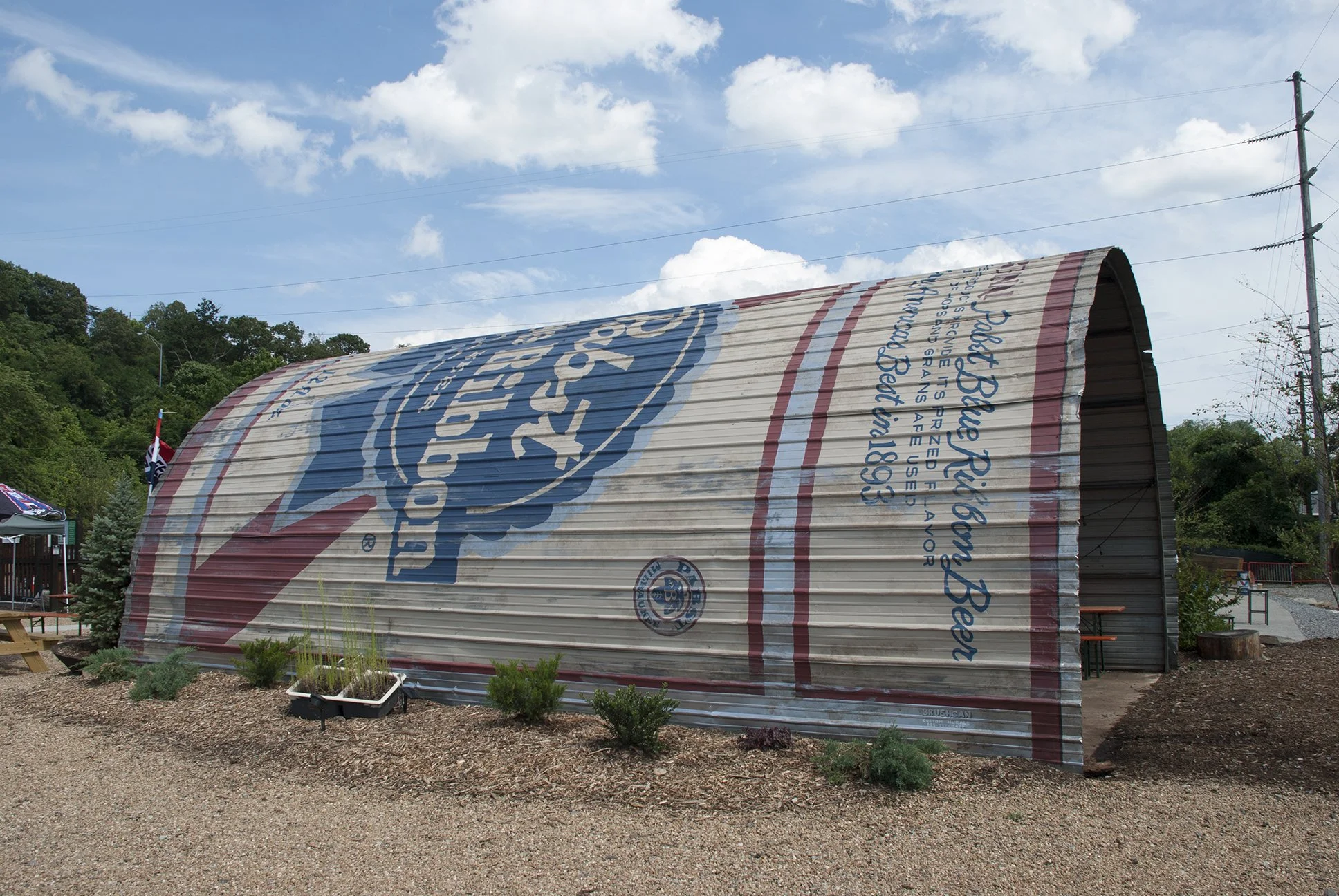 Salvage Station 40' quonset hut changed to beer can 2015.jpg