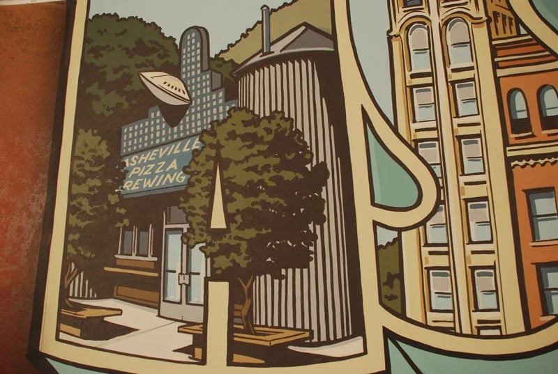 Asheville Brewing postcard style painted mural detail.jpg