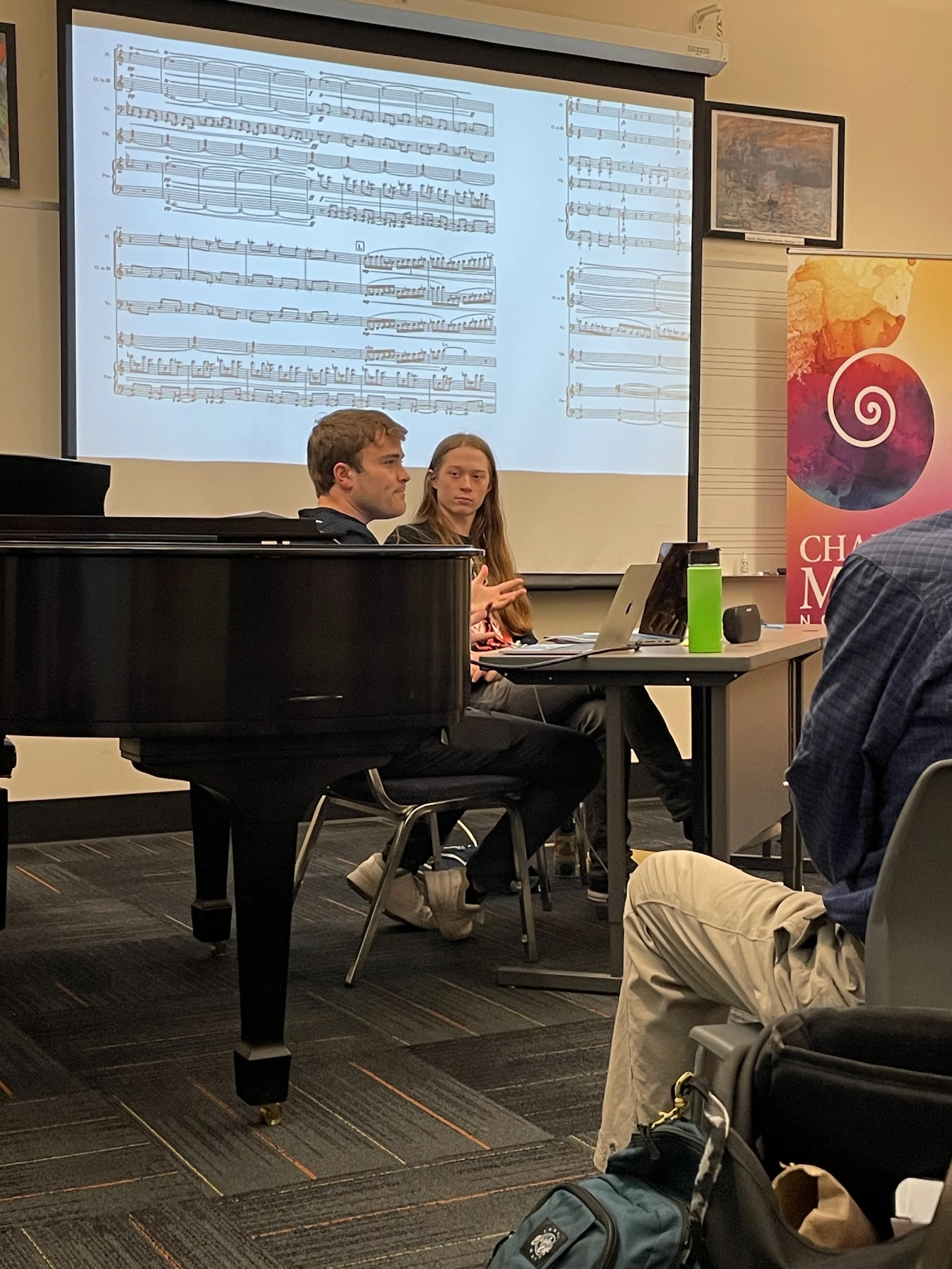 Masterclass with  composer Alistair Coleman with Chamber Music Northwest, summer 2025 at Portland  State University