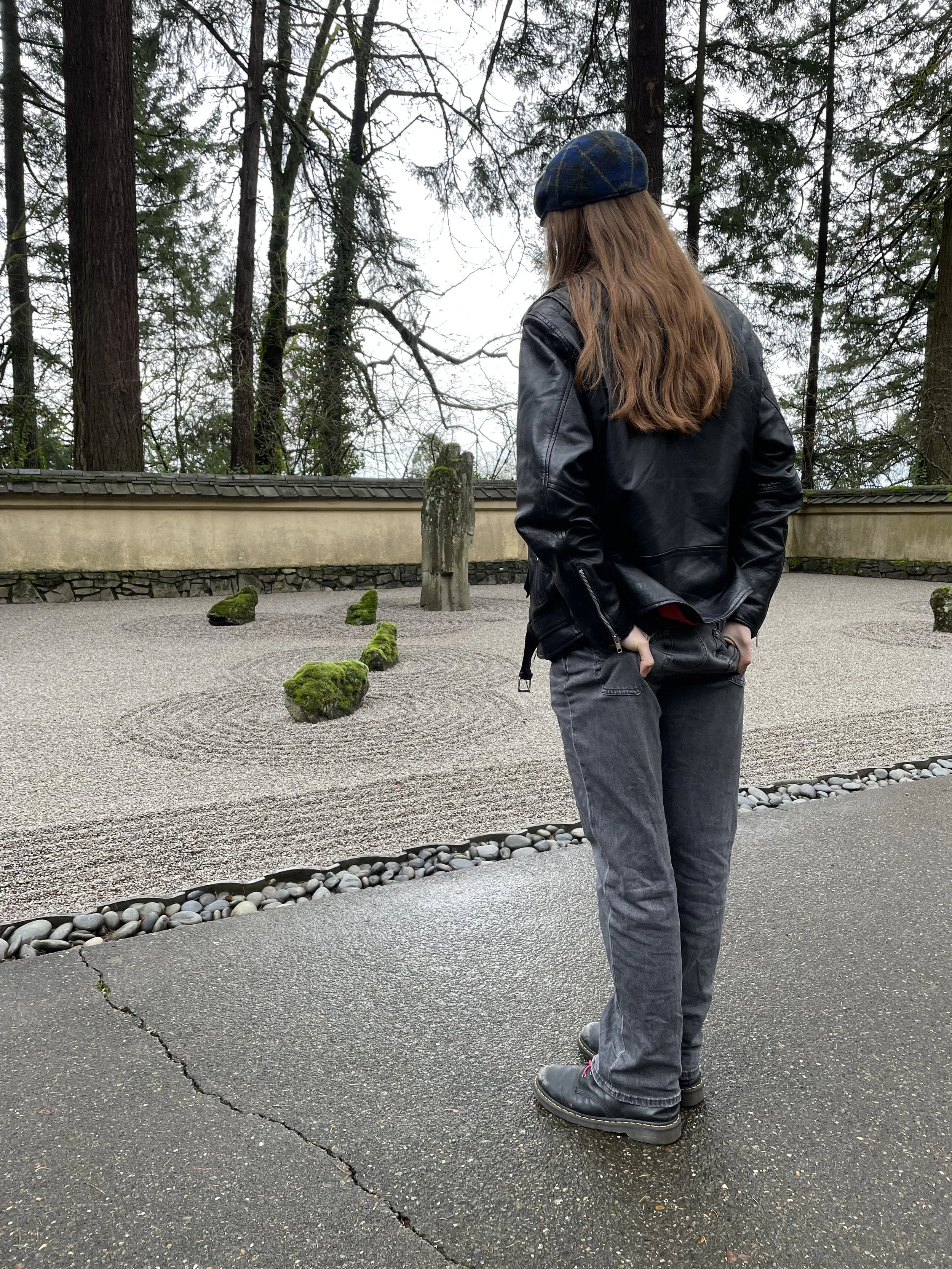 Max at the Portland Japanese Gardens- spring 2026