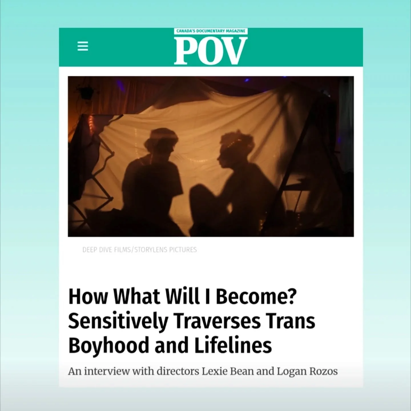 a window into our time with @pov_magazine sharing some behind the scenes and intentions in our work on this film - featuring co-directors Logan Rozos (LR) and Lexie Bean (LB) &amp; shout out to @thedavidsherwin 🌷
.
.
.
.
.
#bts #t4t #transboy #menta