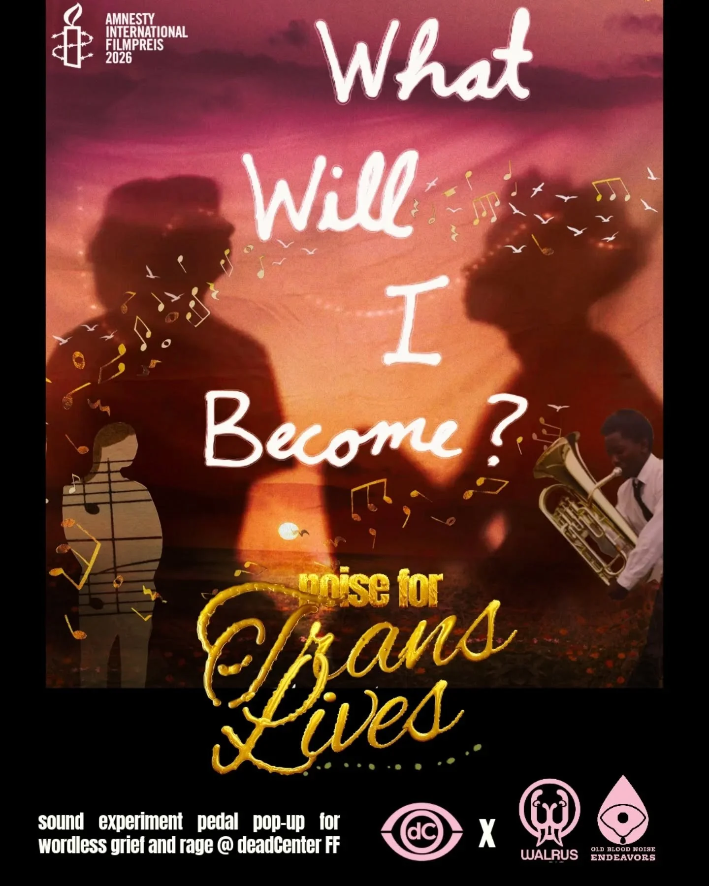 OKLAHOMA CITY. As our documentary deals with themes of trans futures, mental health, and even the life preserving force of music education, we are presenting the concept, Noise for Trans Lives. Surrounding our screenings at @deadcenterfilm - we will 
