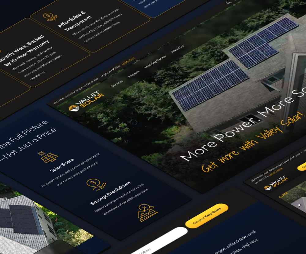 Valley Solar Website