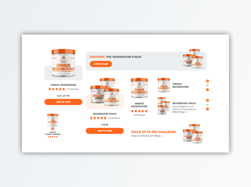 image of The Genius Brand design system components