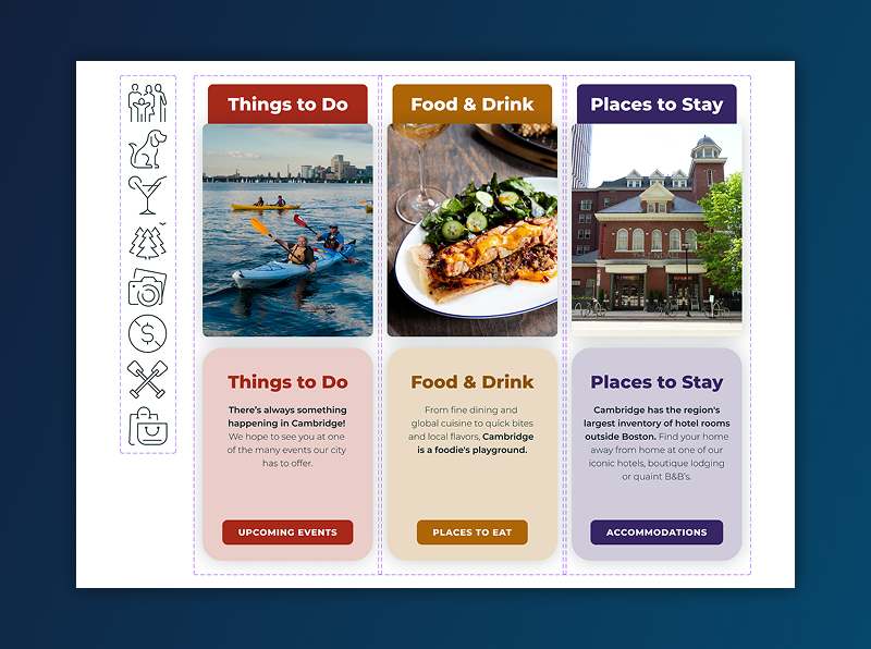 image of complex elements in cot design system