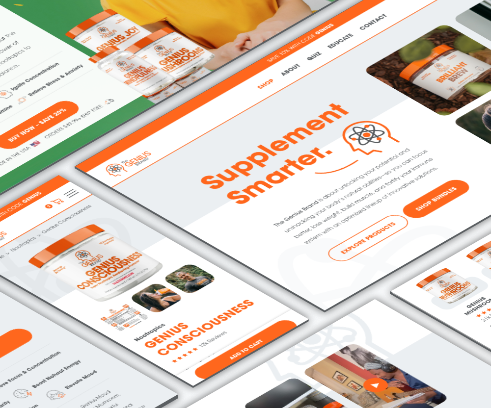 The Genius Brand Website