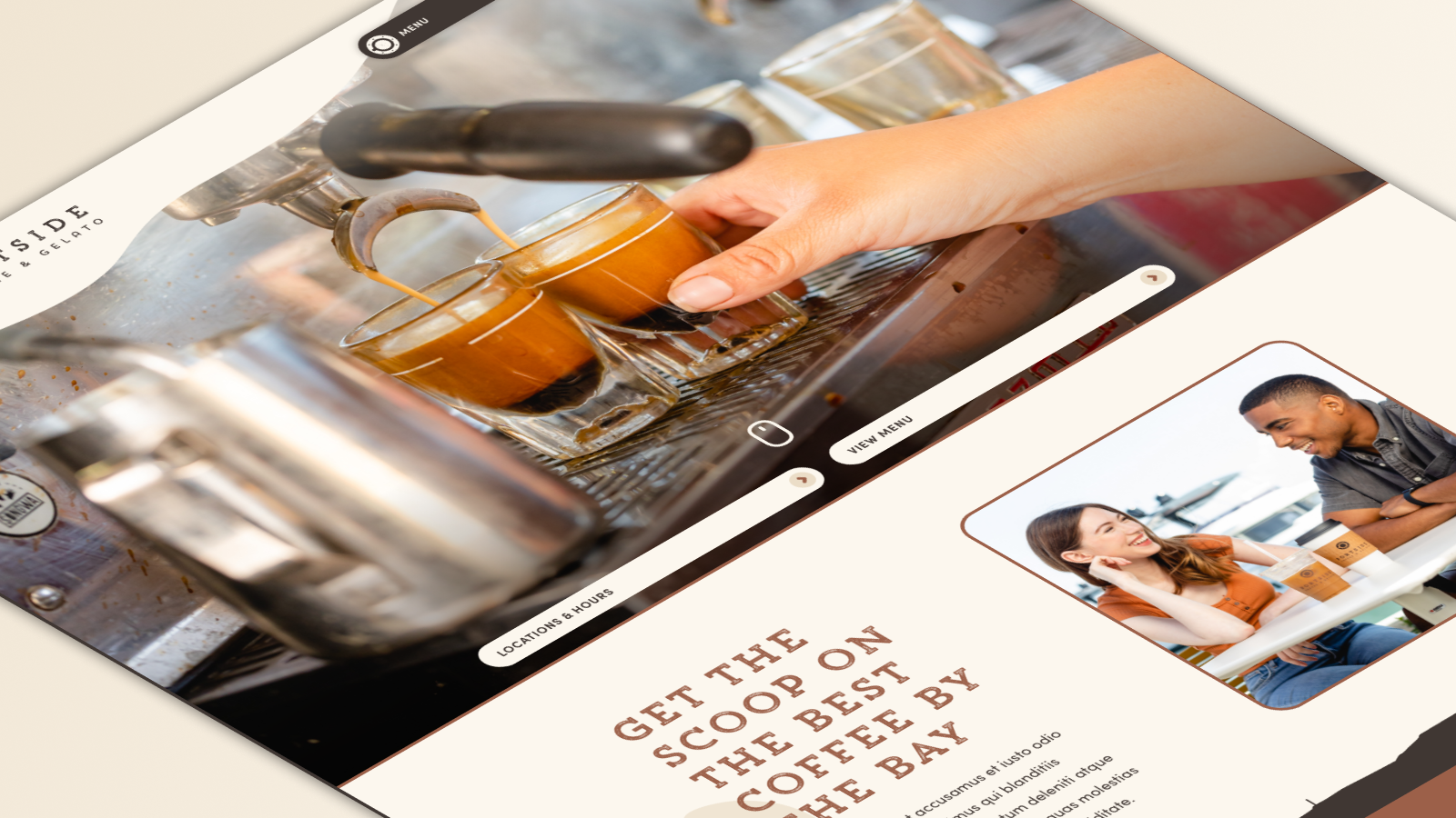 isometric image of portside website