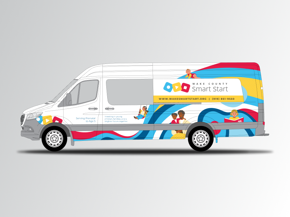 drivers side of wcss van wrap