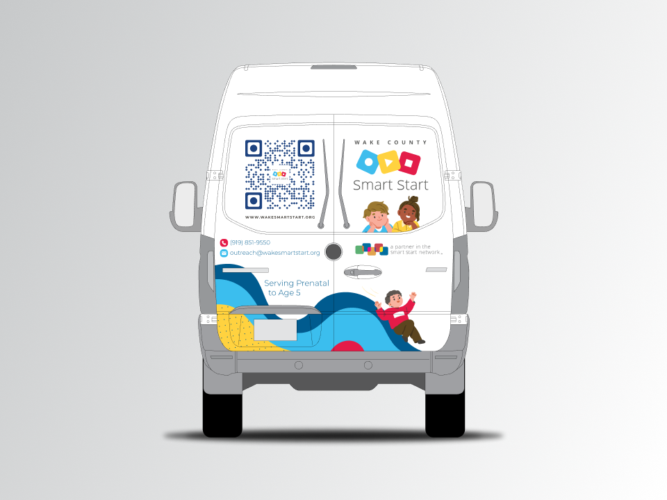 rear of wcss van wrap