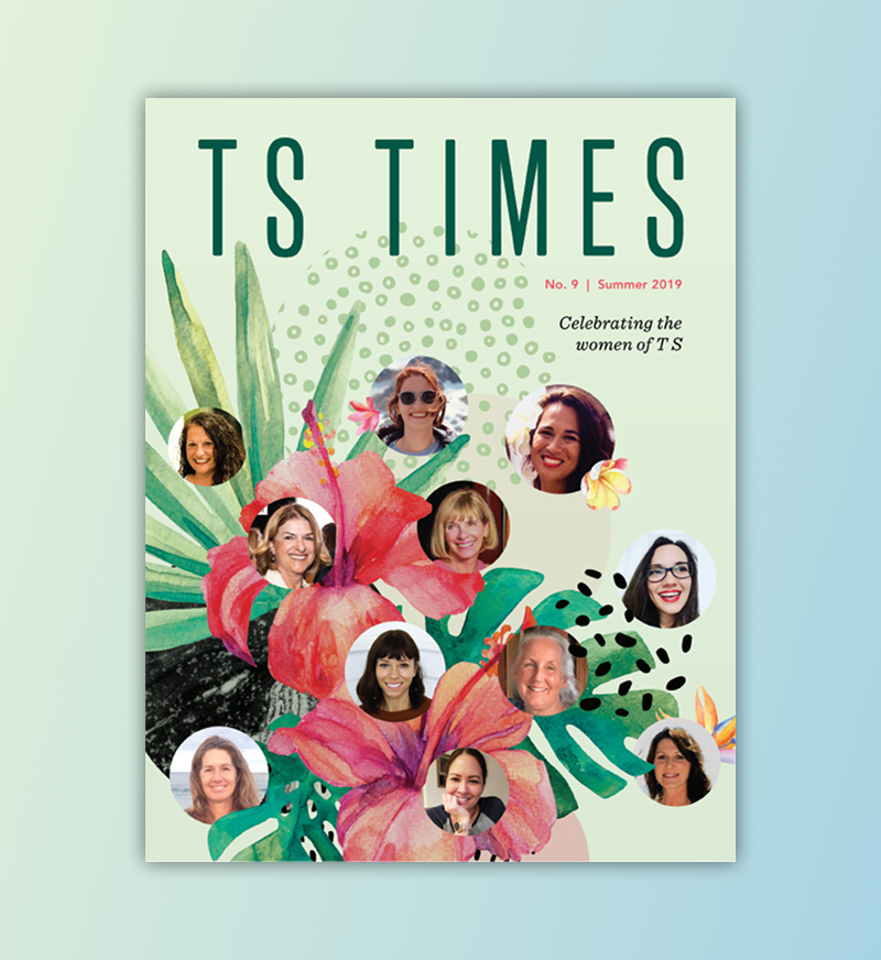 image of T S Times cover featuring women in the organization