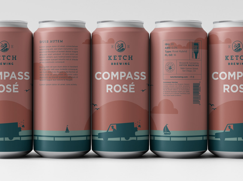 image of Ketch Compass Rose cans