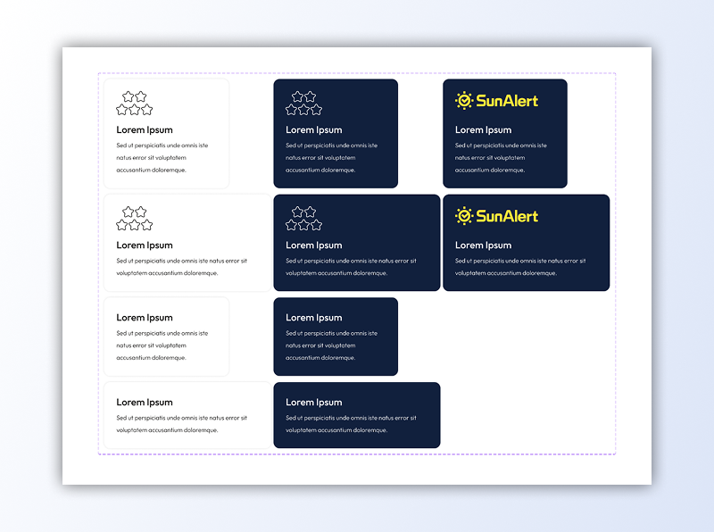 image of valley solar card components in design system