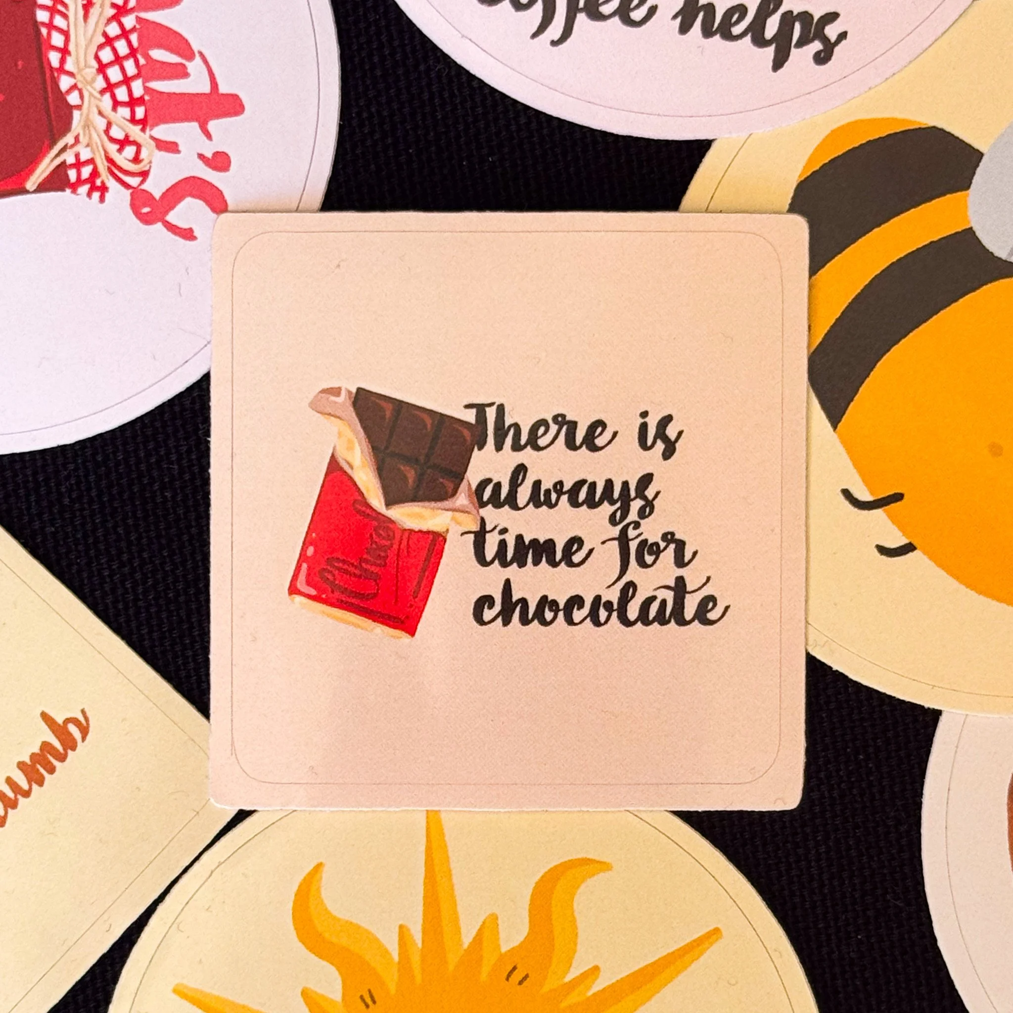 There is always time for chocolate - Sticker