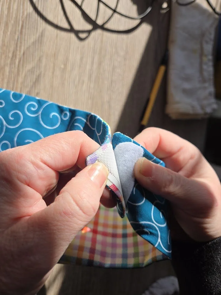 Reversible Safety Stole; Custom Solid Color + Solid Color