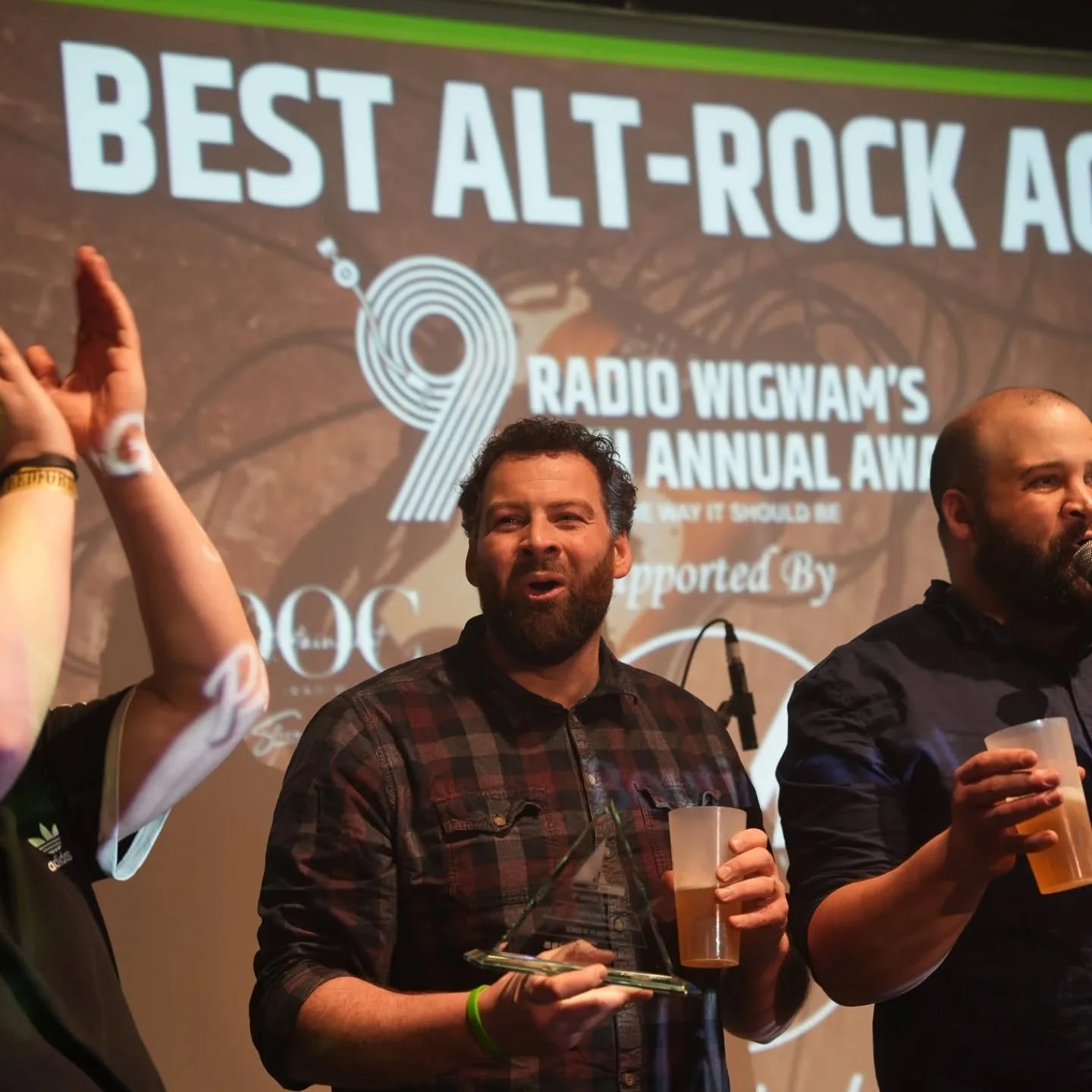 Still buzzing from our win at the 2026 @radio_wigwam awards which was presented to us by the legendary Richie Pugh from the @whatsrockingshow. What a night, and we really enjoyed moshing along to @sonicwhip who put on an epic end of show performance.
