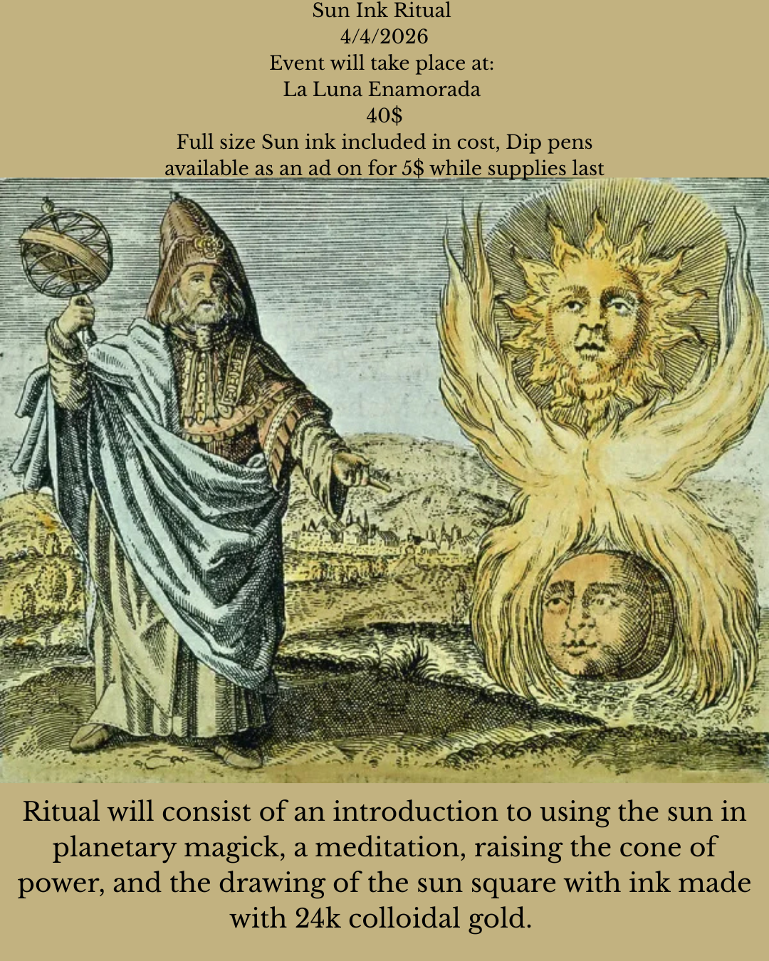 Sun Ink Ritual at La Luna Enamorada