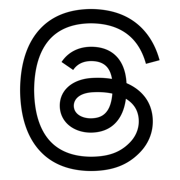 Black stylized lowercase letter 'a' in a spiral design on a white background.