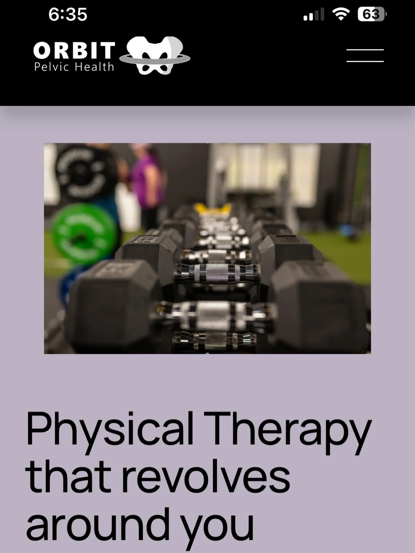 The new Orbit Pelvic Health website is finally live! Check it out at orbitpelvichealth.com