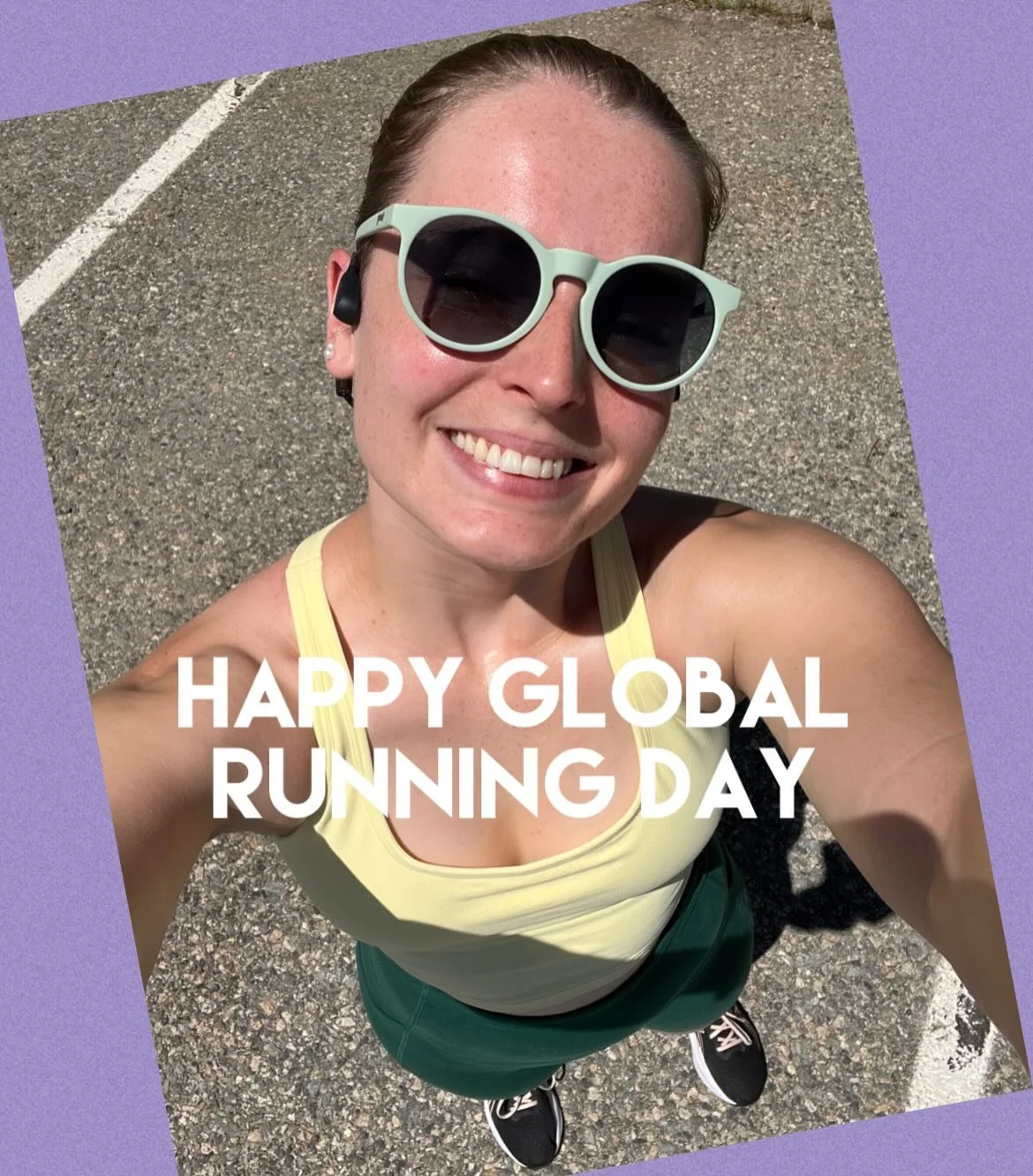 Happy Global Running Day! 

There are so many great reasons to run. It&rsquo;s a sport I have loved for over 10 years and it continues to change me for the better. It helps keep my mental health in check and improves my aerobic capacity so I can cont
