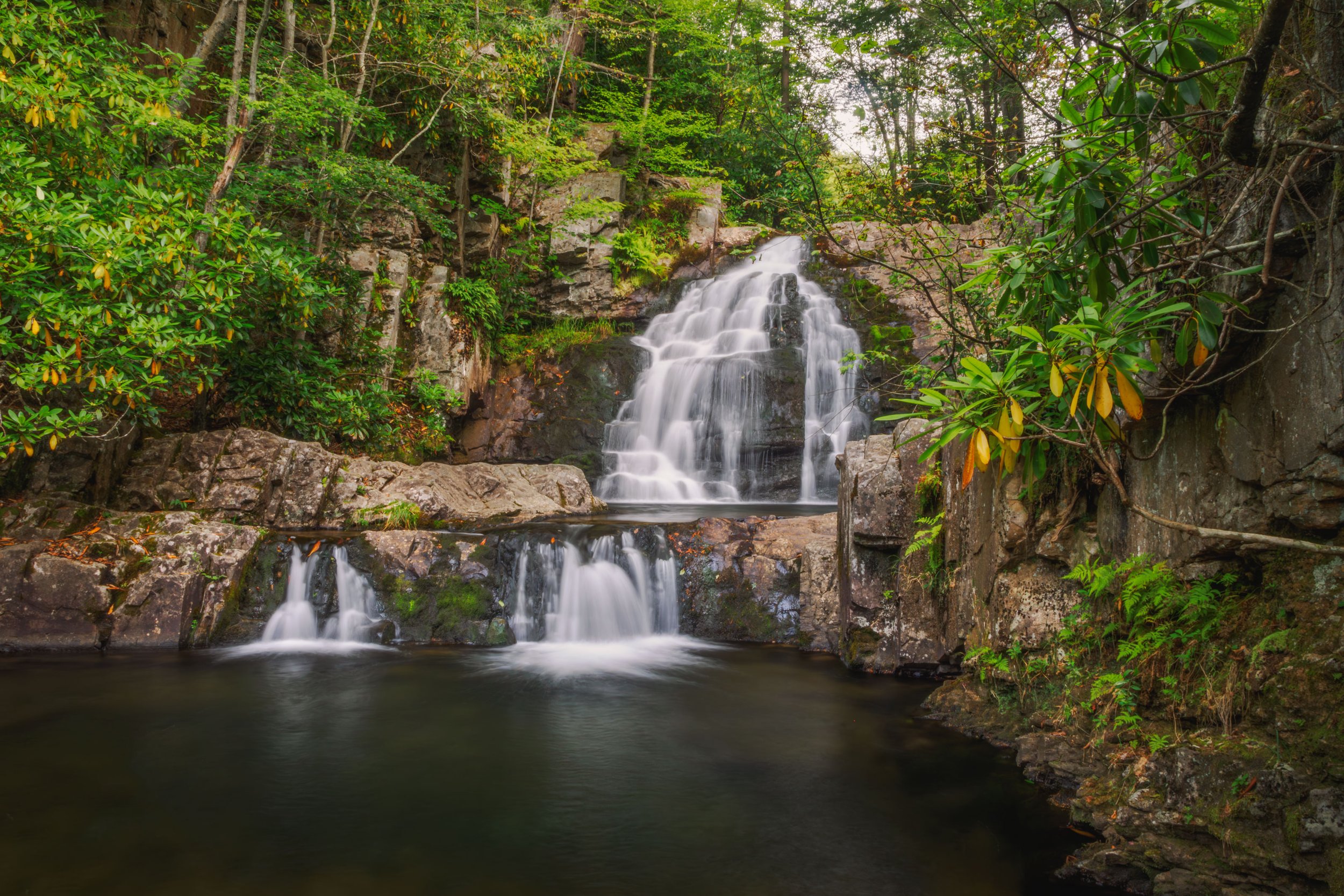 Hawk Falls, Poconos, Hickory Run State Park, Pennsylvania