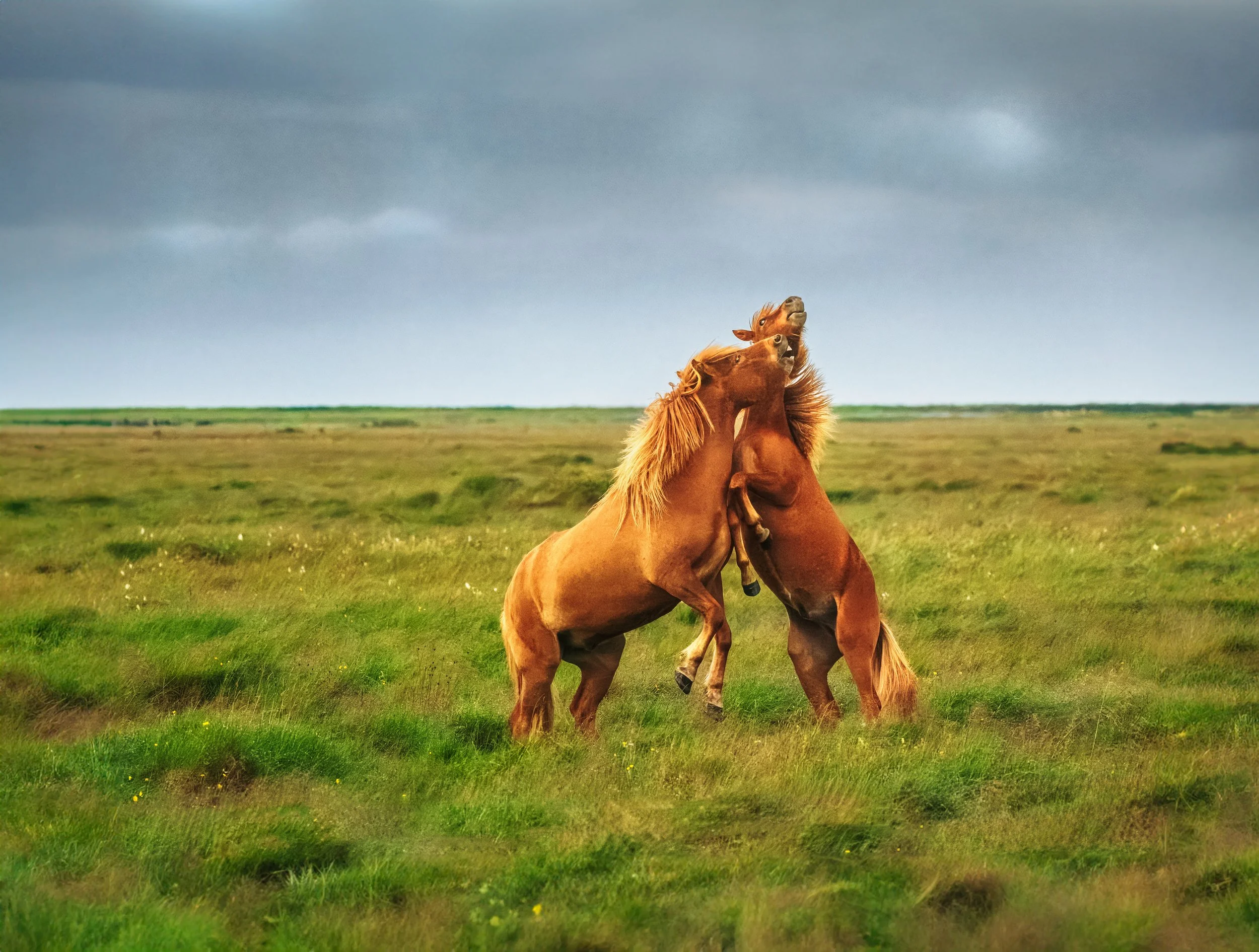 Icelandic Horses - Selfoss, Iceland