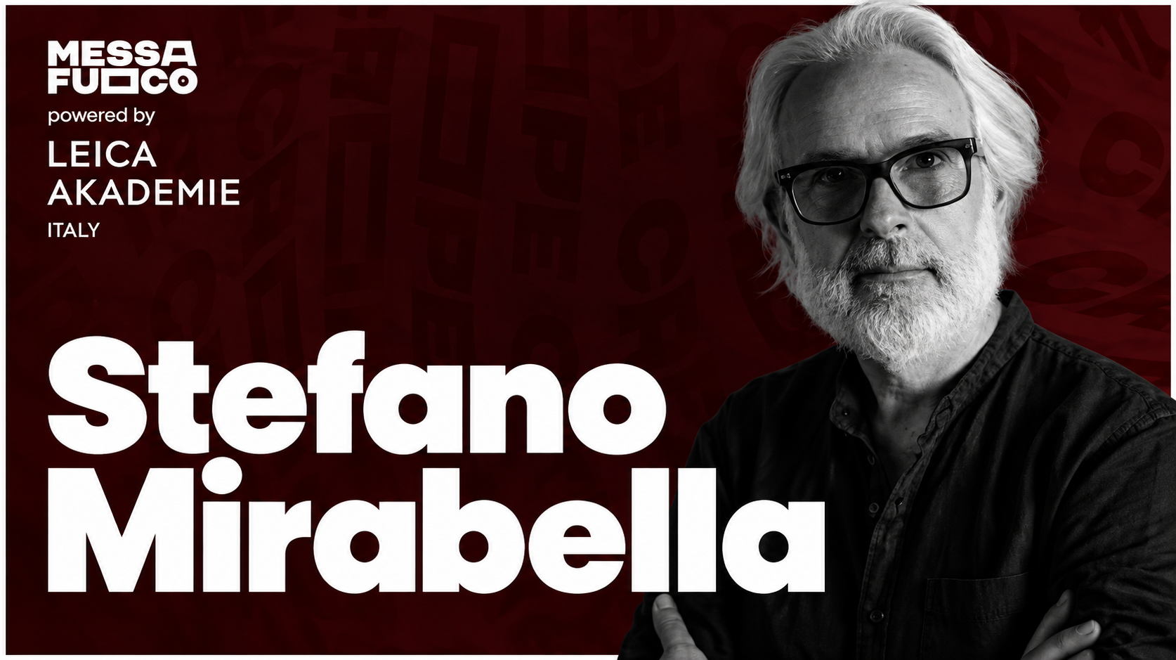 Fotogramma dell’intervista “Quando la fotografia incontra l’insegnamento”, rubrica Messa a Fuoco con Leica Akademie Italy