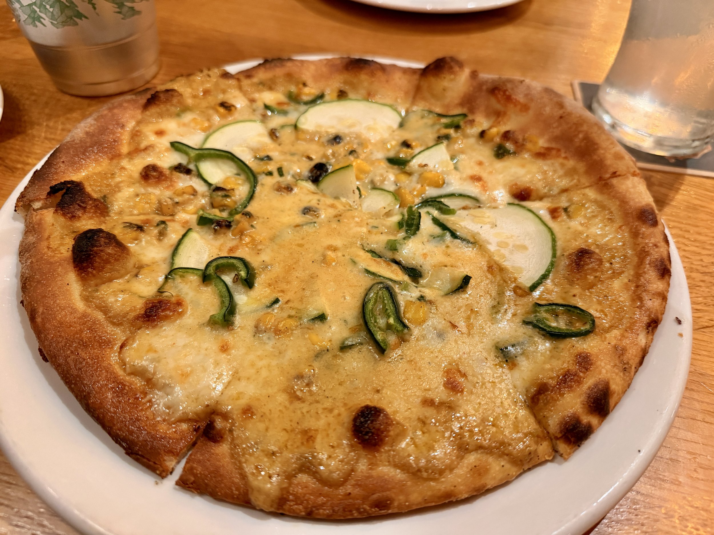 Sierra Nevada Brewing Company: Green Chili and Summer Veggie Pizza