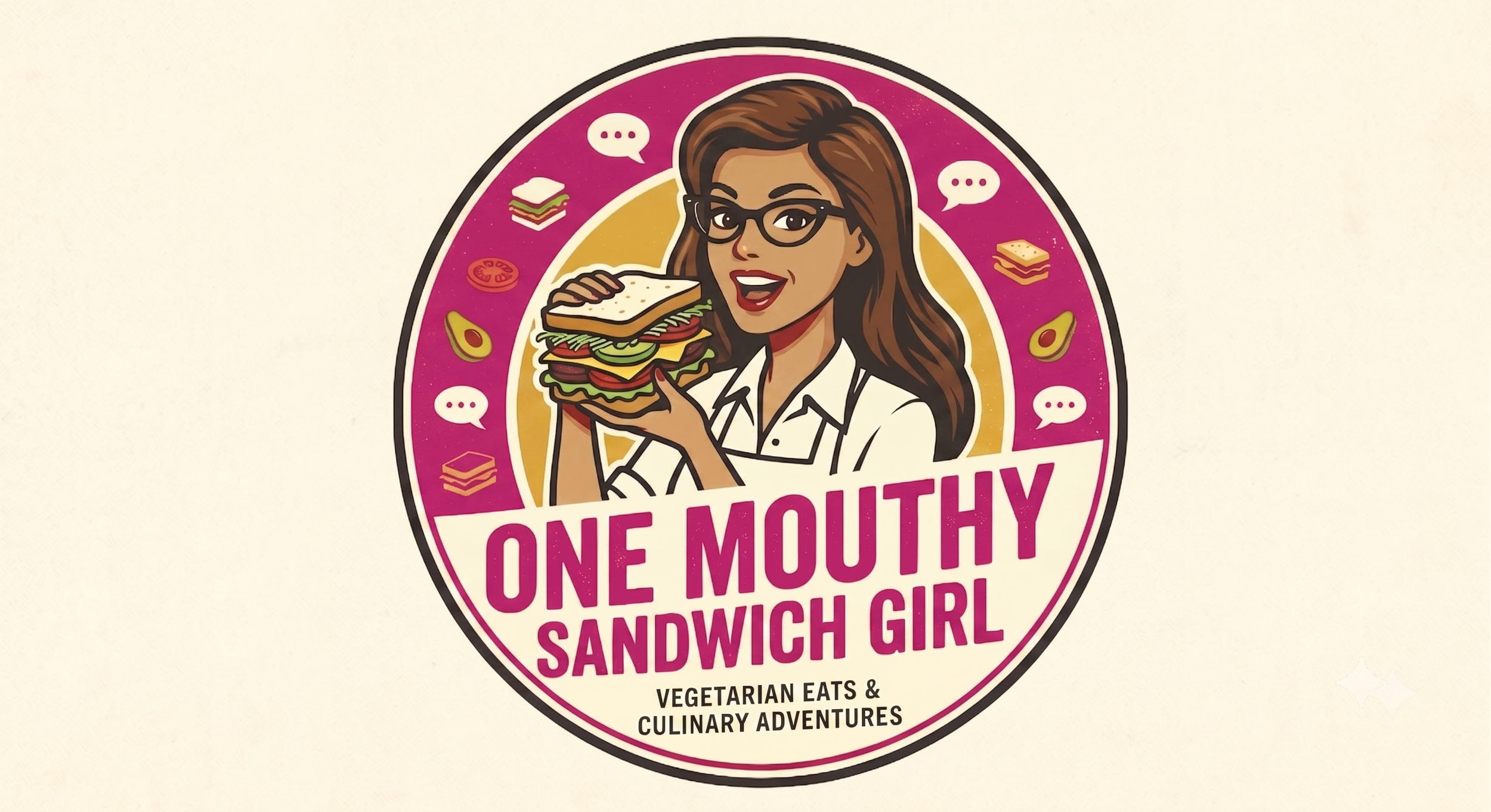 Logo for One Mouthy Sandwich Girl