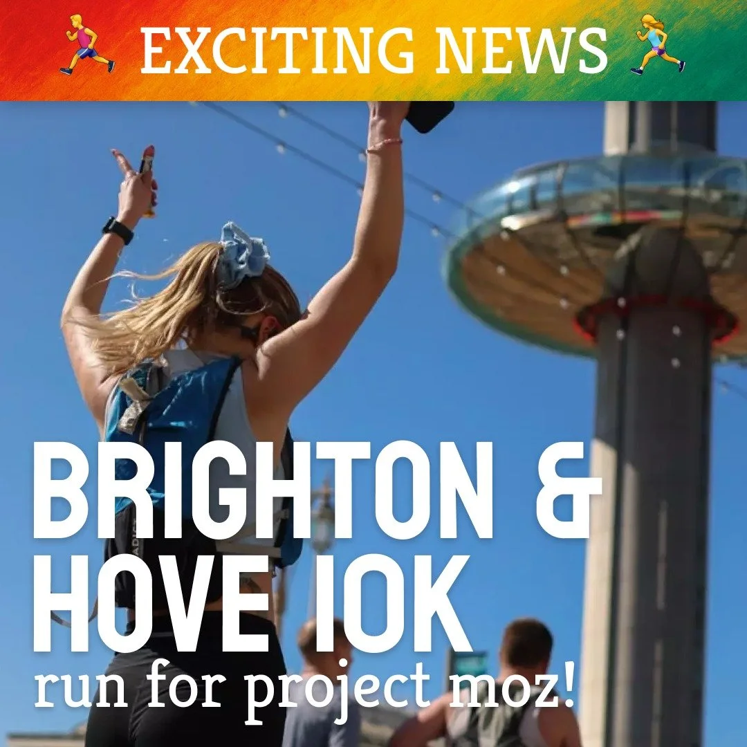 🏃&zwj;♂️ INCREDIBLE NEWS! We've secured charity places for the 2026 Brighton &amp; Hove 10K! 🎉

This is your chance to run for an amazing cause while supporting children and communities in Mozambique. Every step you take will help us continue our v