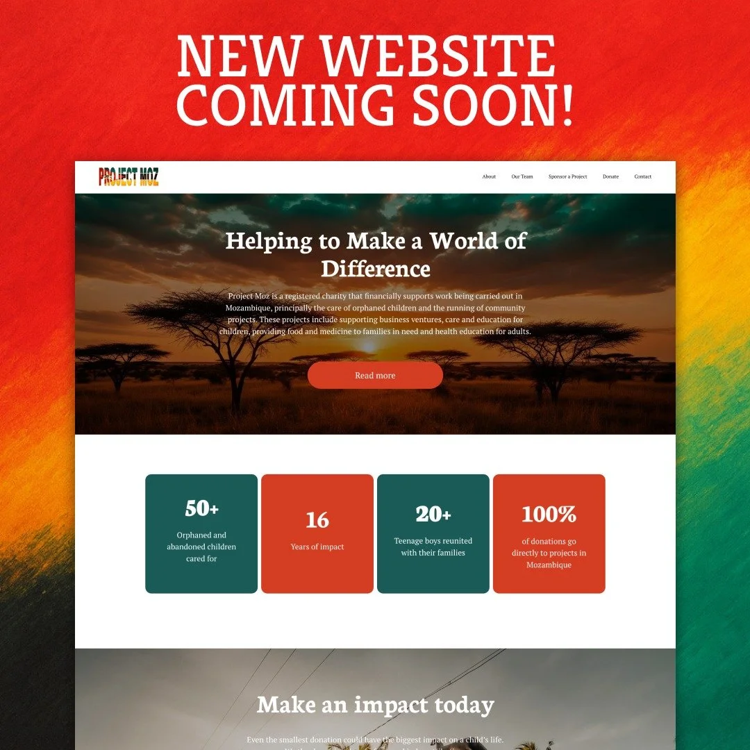 🌎 Big news &mdash; a brand new Project Moz website is coming soon!

🎉 We&rsquo;ve been working hard behind the scenes and we can&rsquo;t wait to share it with you. Here&rsquo;s what to look forward to:

💰 Easier donations &hellip; giving has never