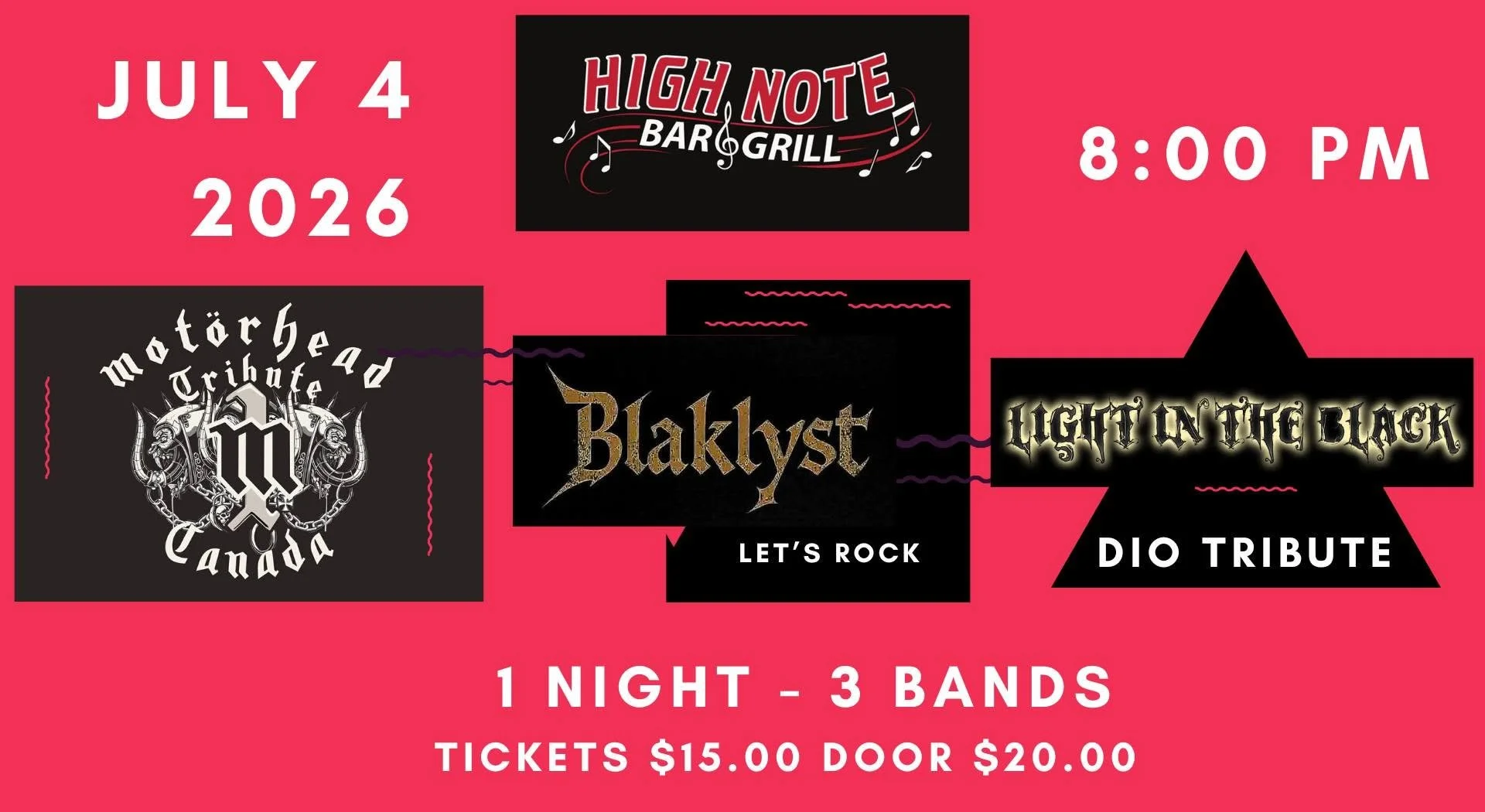 Blaklyst - M1 Motorhead Tribute - Light In The Black Dio Tribute