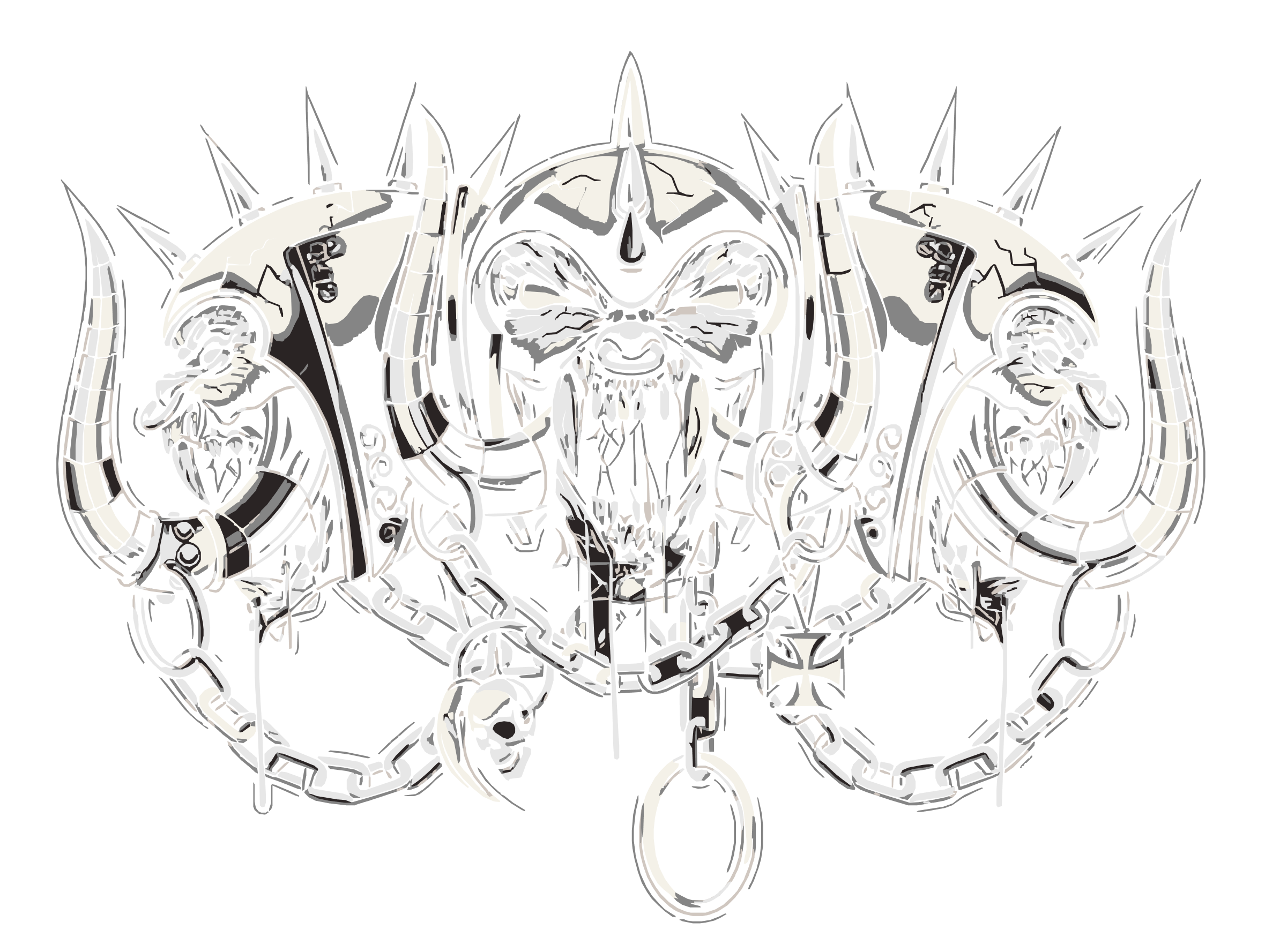 M1 Motörhead Tribute band logo with skull artwork and lightning bolts – Calgary Motörhead tribute band