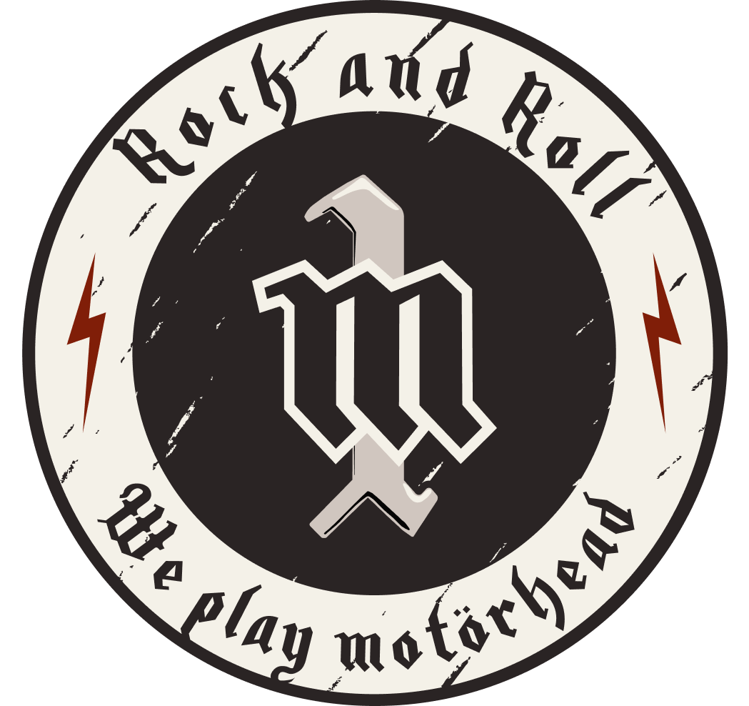 M1 Motörhead Tribute official crest logo – Canadian tribute band branding