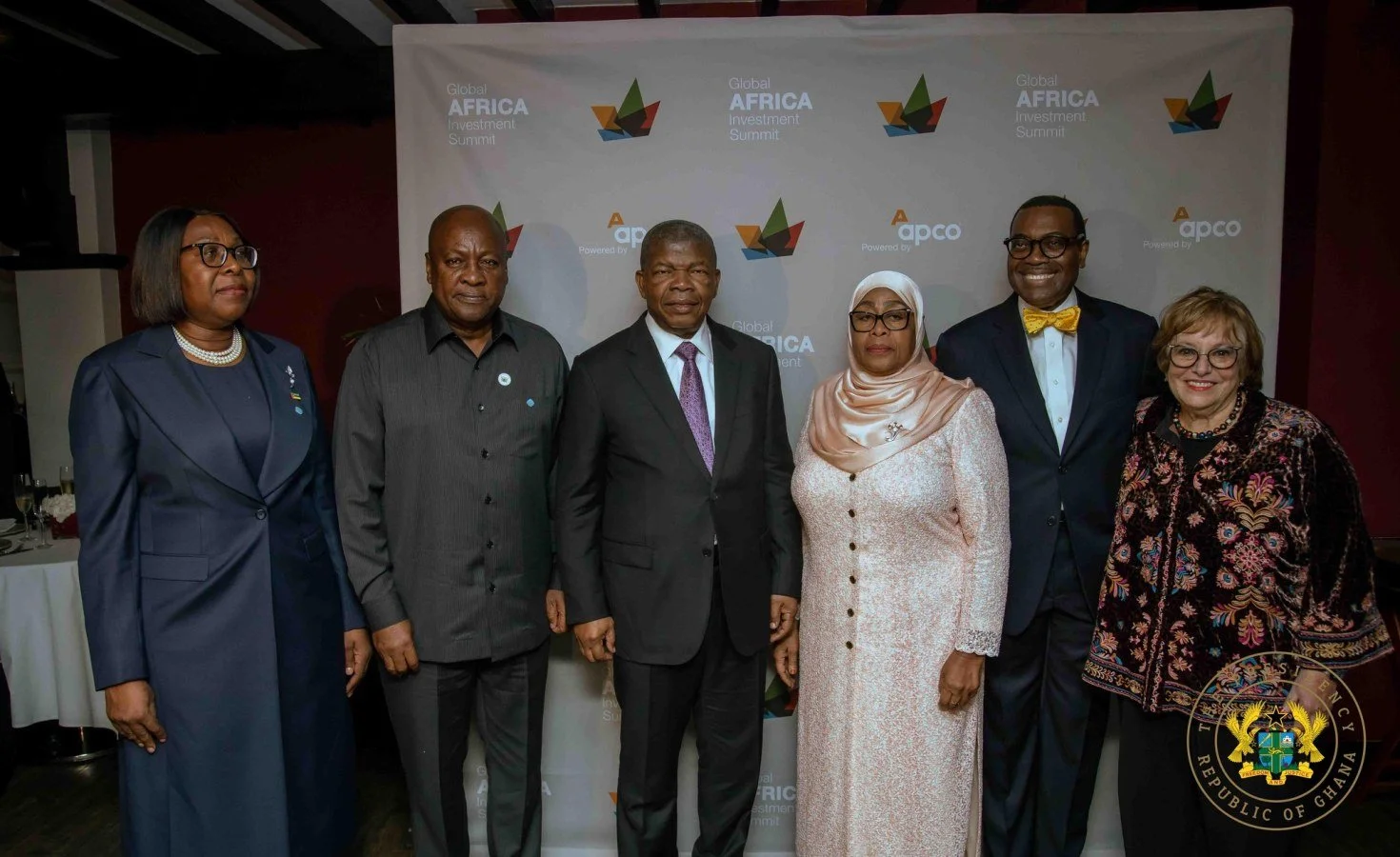 Samia Suluhu Hassan, Dr. Adesina, John Dramani Mahama