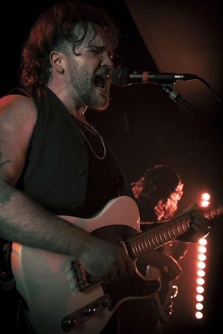 Cinematic music portrait of guitarist at Papillon Southampton by Frisson Media