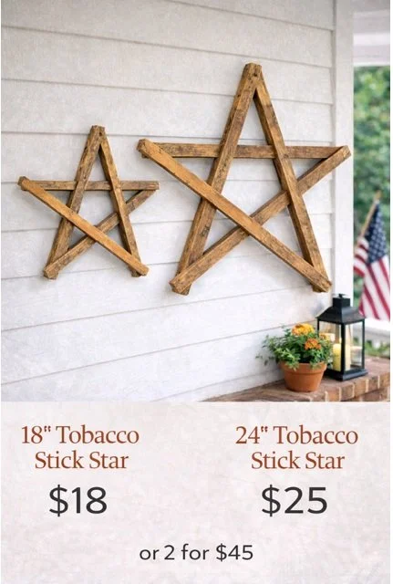 18-Inch Tobacco Stick Stars