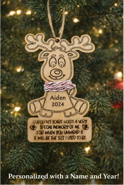 Baby's First Christmas Reindeer Ornament