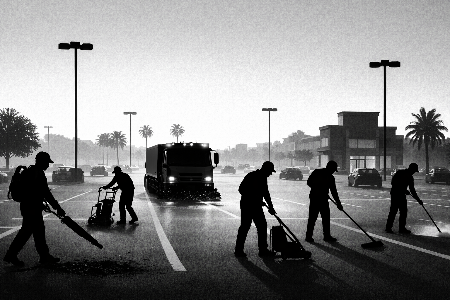 Commercial Parking Lot Maintenance