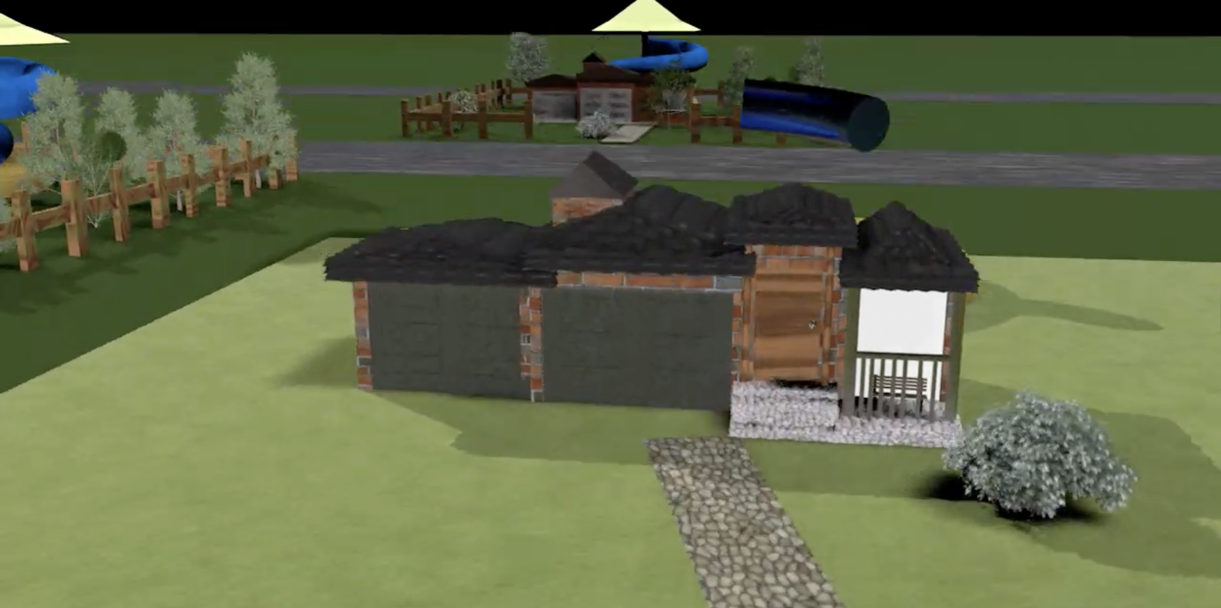 3D Modeled House