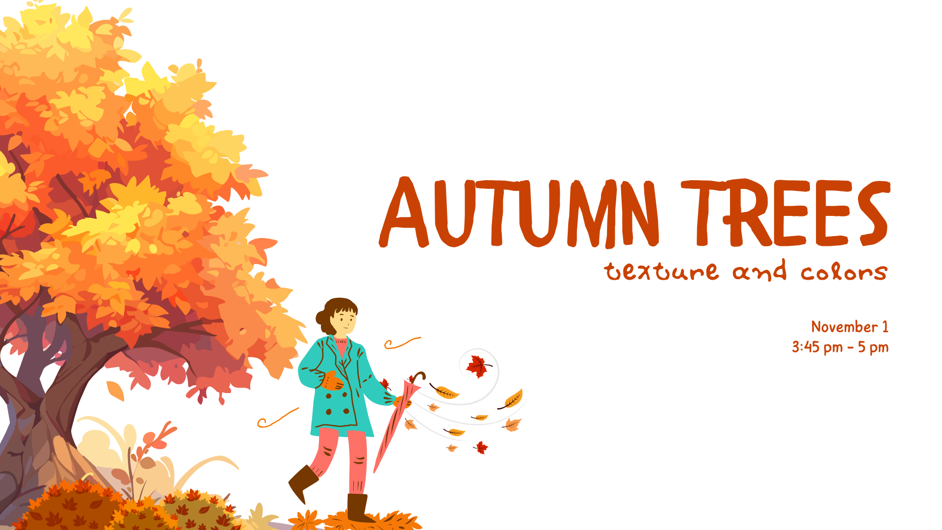 Autumn Trees: Texture &amp; Colors